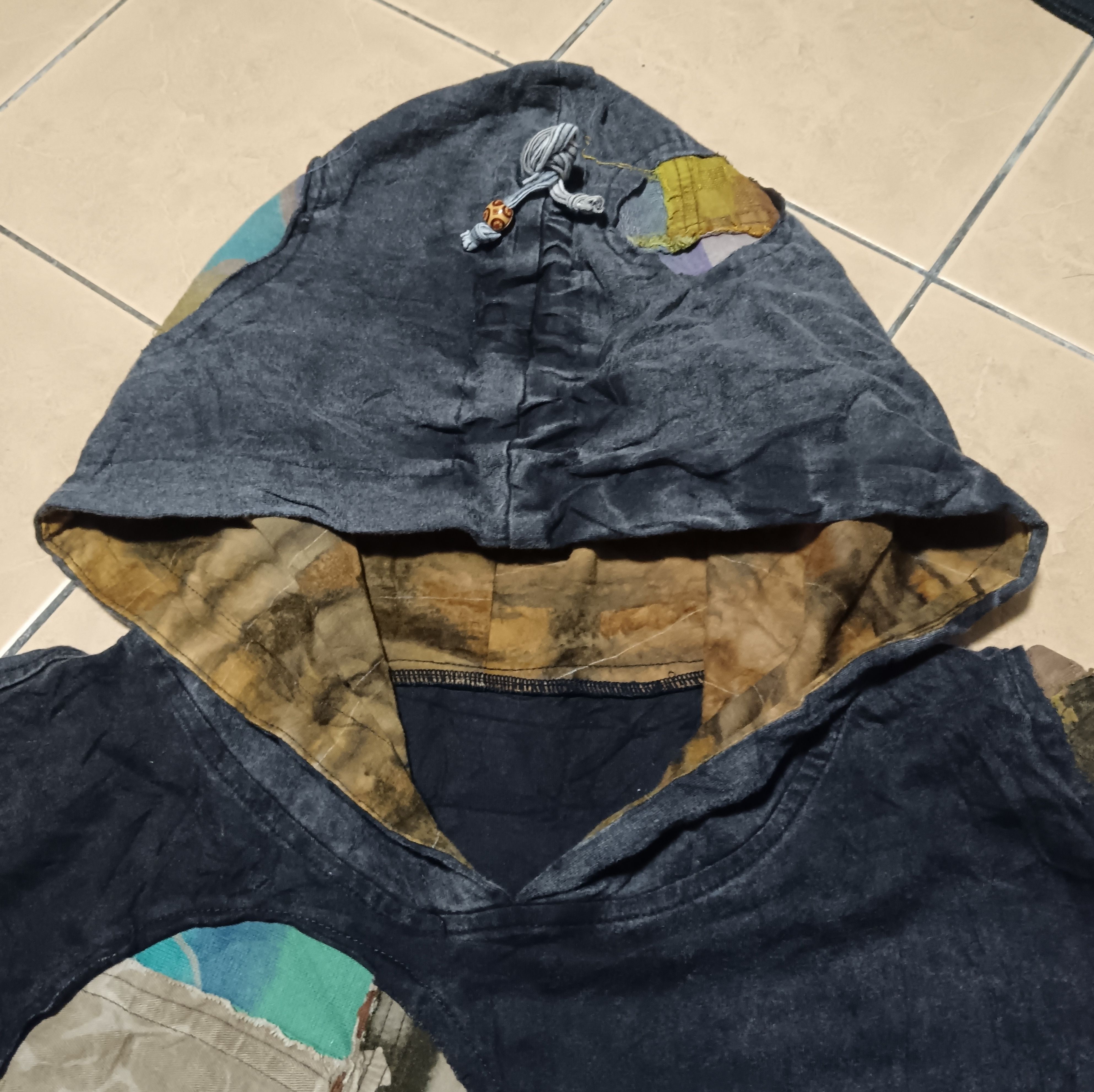 Beauty Beast JAPANESE EL RODEO PATCHWORK KAPITAL LIKE PULLOVER HOODIE Size US M / EU 48-50 / 2 - 2 Thumbnail