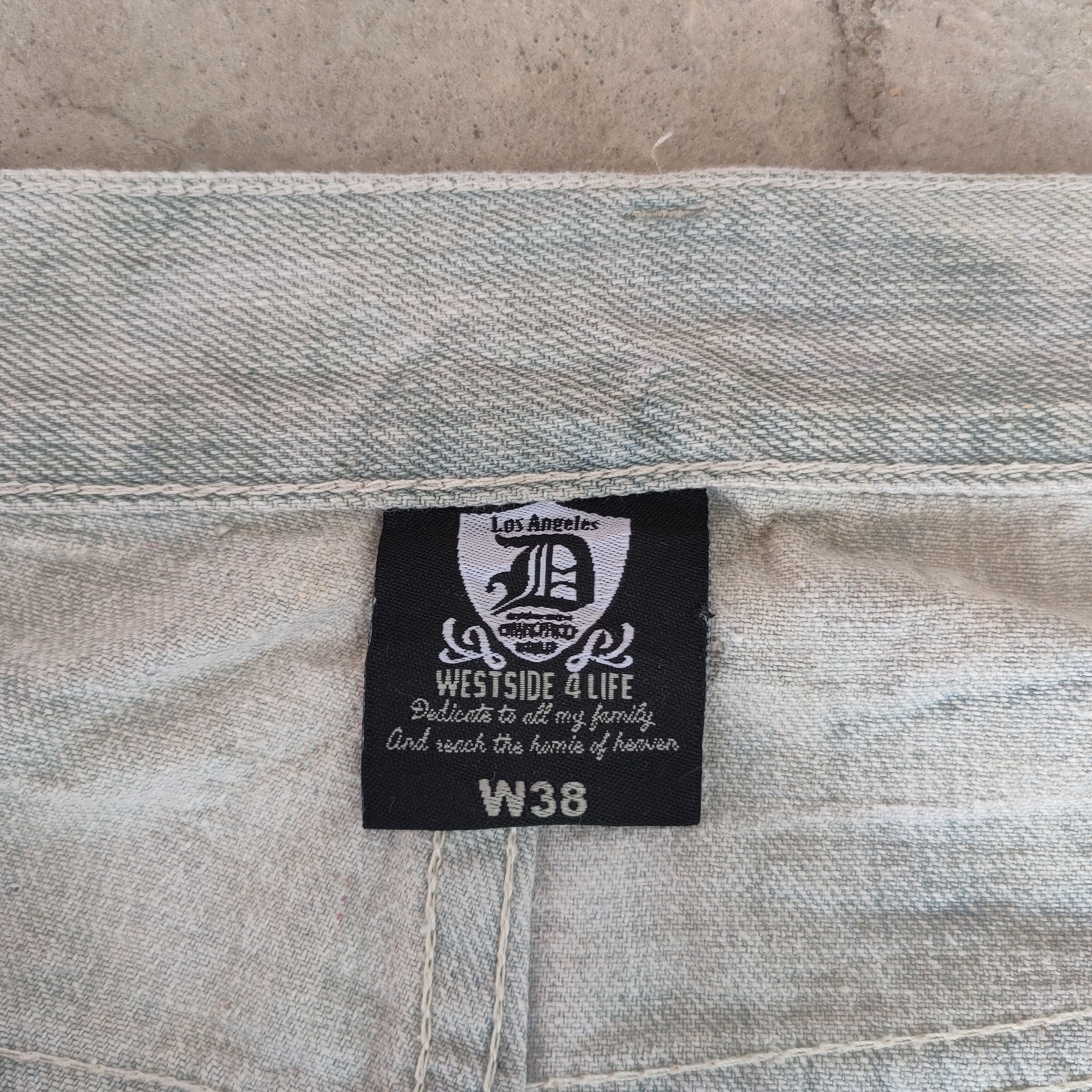Jean × Vintage W40 DOP DENIM FADED DISTRESSED JEANS PANTS Size US 40 / EU 56 - 13 Thumbnail