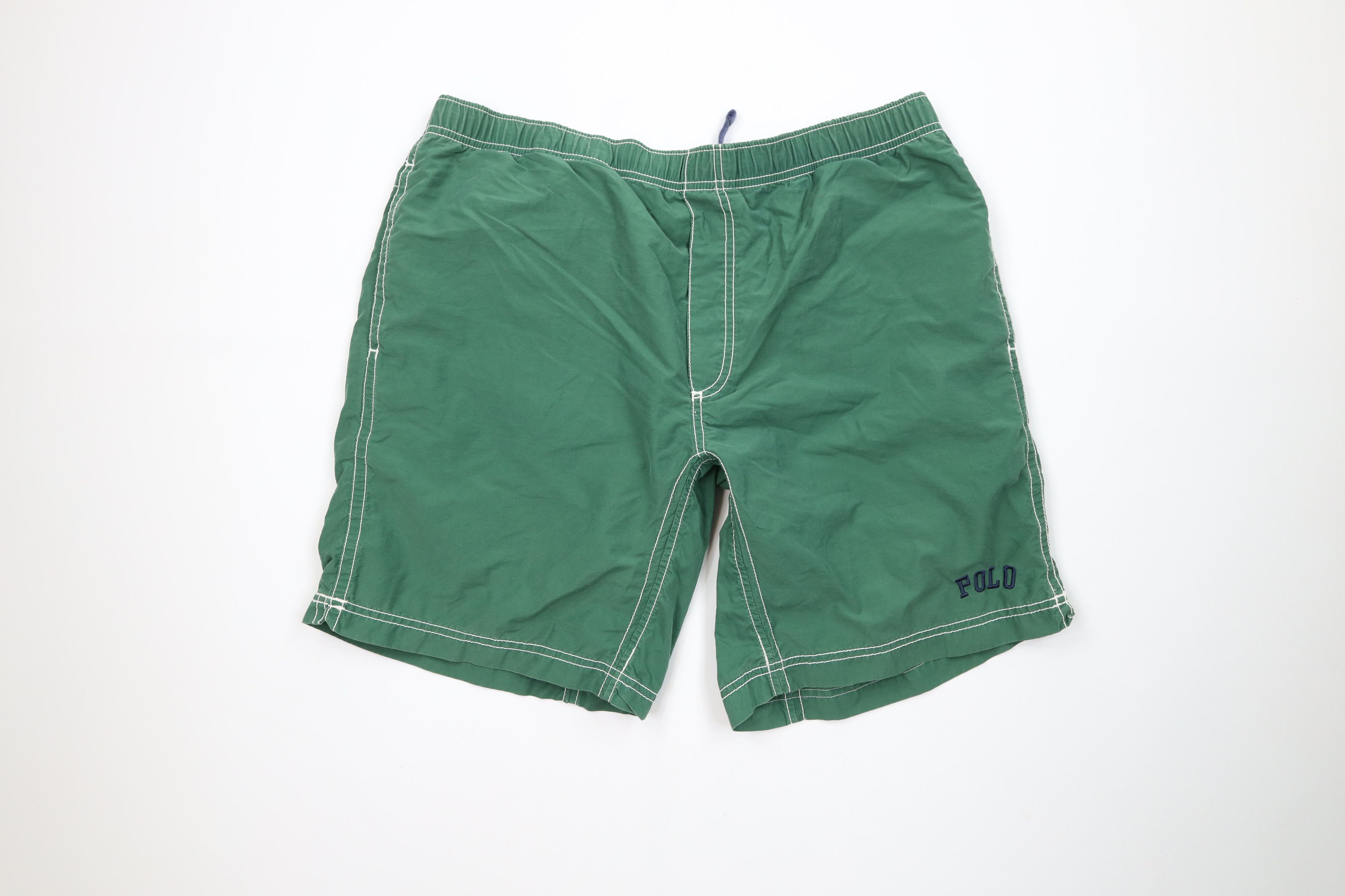 Ralph Lauren Vintage 90s Polo Sport Ralph Lauren Block Letter Shorts Size US 36 / EU 52 - 1 Thumbnail