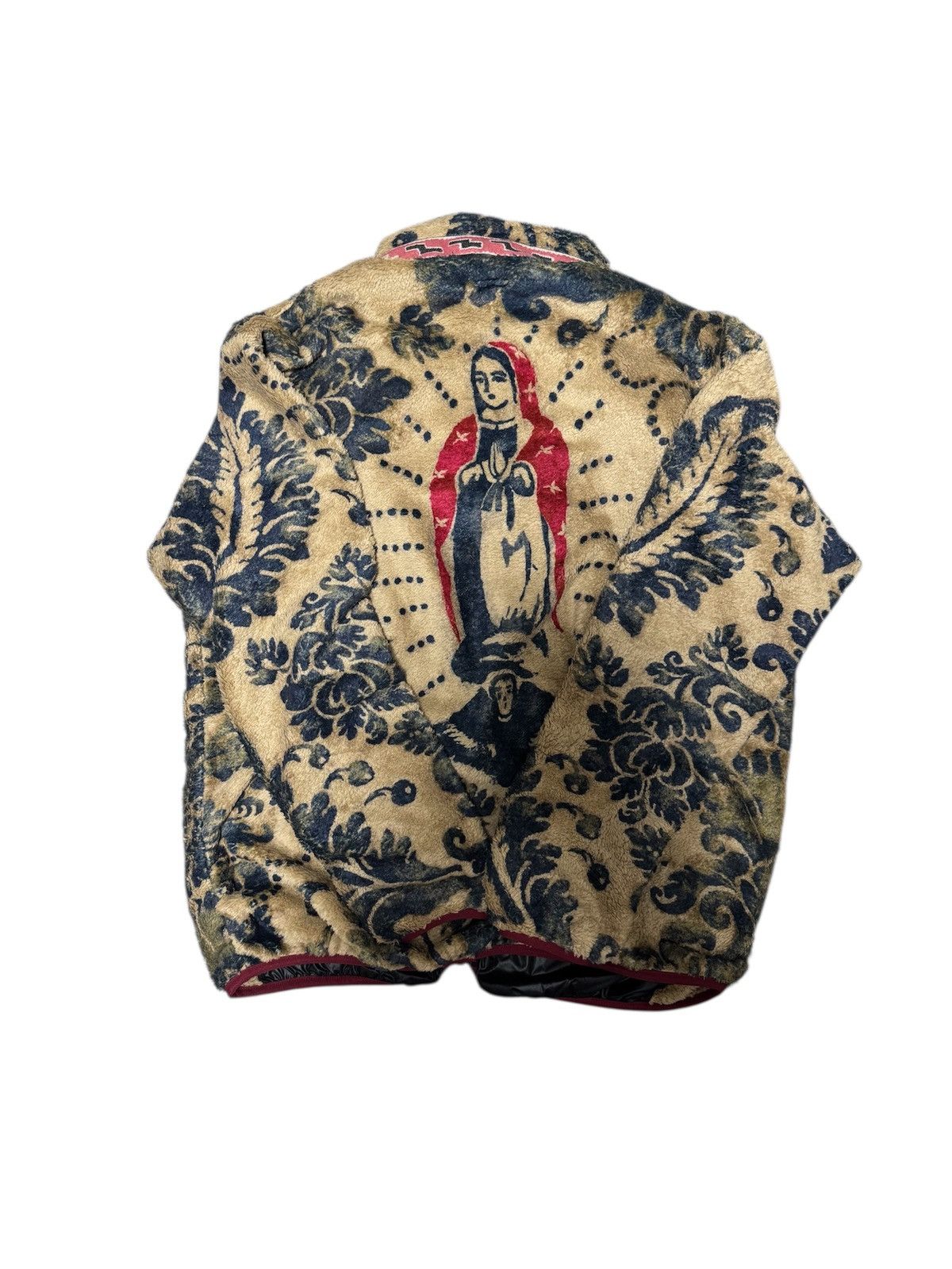 KAPITAL Damask Fleece Zip Blouson Virgin Maria
