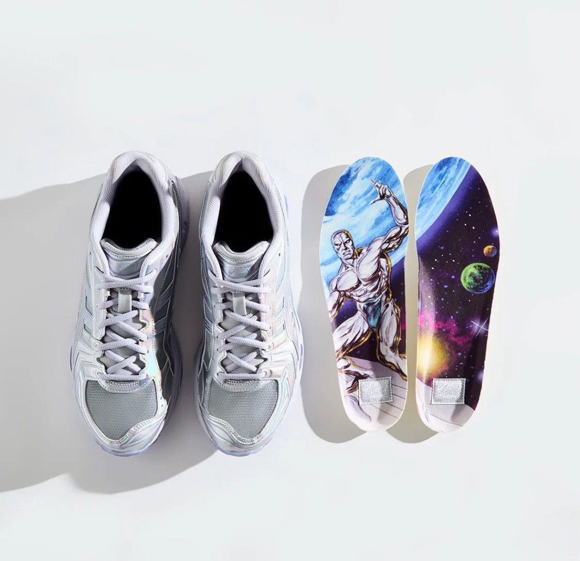 Asics × Kith × Marvel Comics Kith x Marvek ASICS Silver Surfer Size US 10.5 / EU 43-44 - 8 Thumbnail