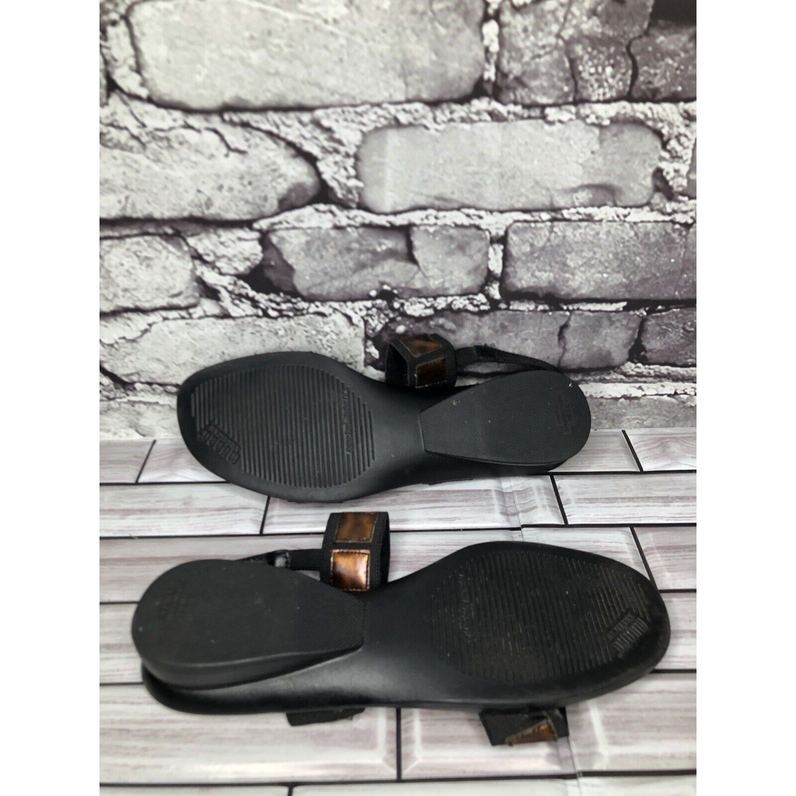 Other Munro Brown Synthetic Textile Comfort Heel Slingback Sandals Size US 5.5 / IT 35.5 - 13 Thumbnail