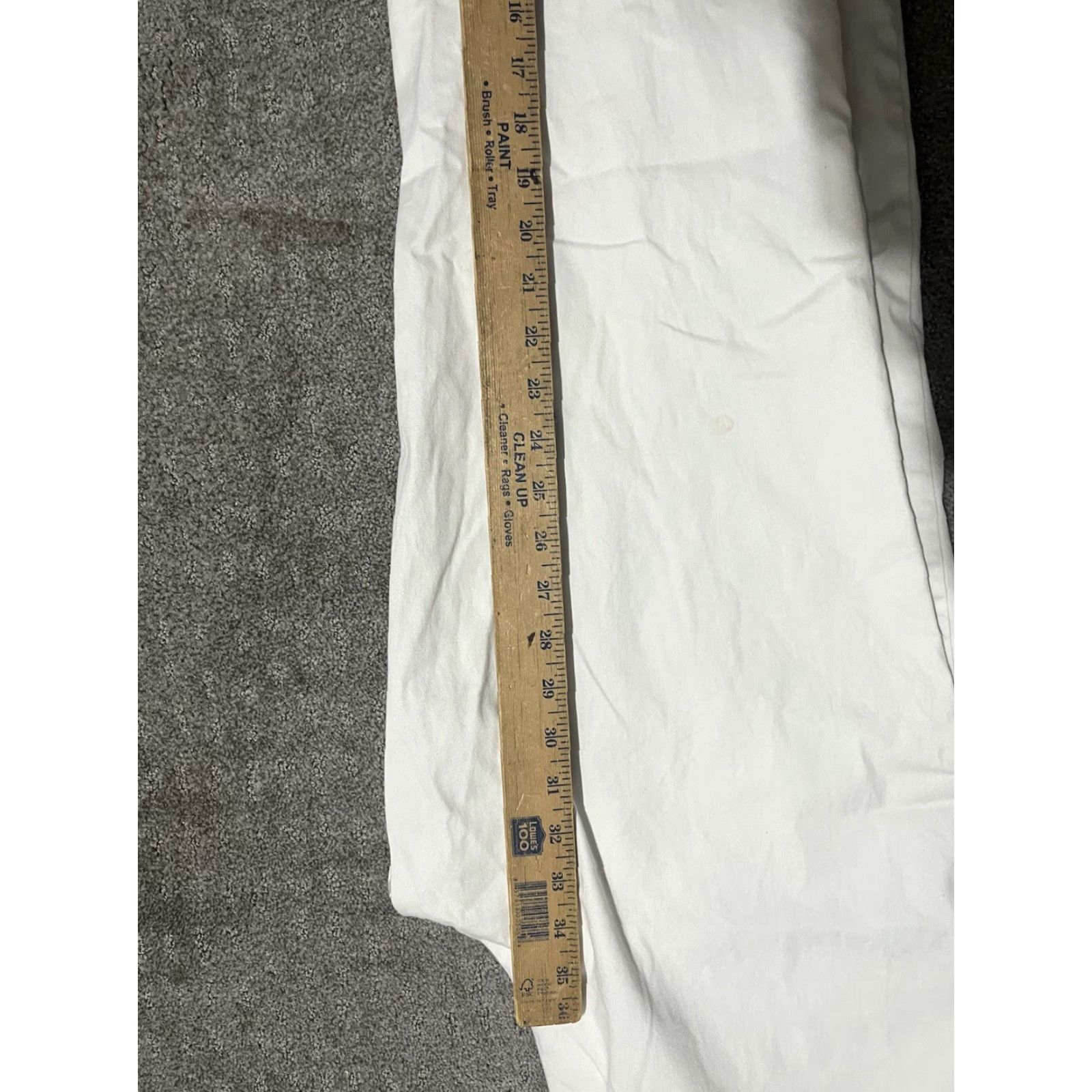 Lands' End Land's End Women's Khaki Pants Size 12 White Solid Size 34" / US 12 / IT 48 - 7 Thumbnail