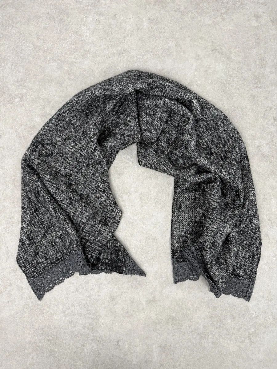 Vintage 2010s Dolce & Gabbana Grey Reversible Scarf Size ONE SIZE - 6 Thumbnail