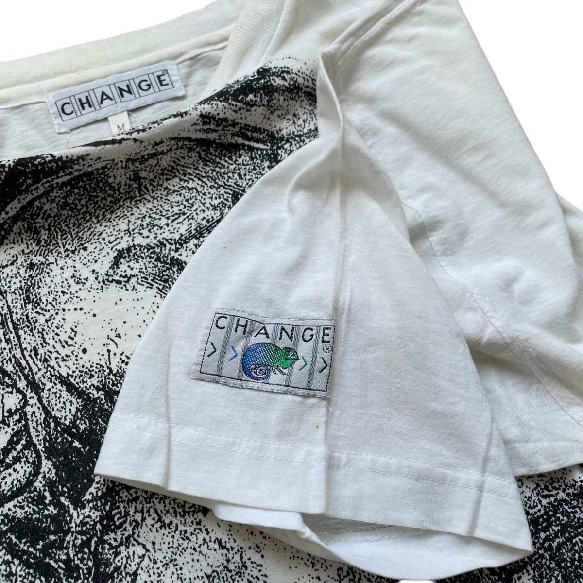 Vintage VINTAGE 90’S CINECITTA FIRENZE ART AOP T-SHIRT Size US L / EU 52-54 / 3 - 8 Thumbnail