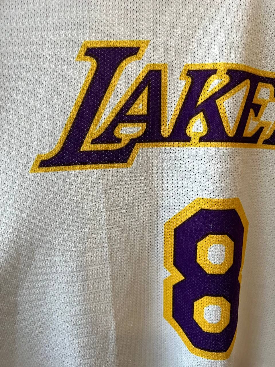 NBA VINTAGE LOS ANGELES LAKERS #8 BRYANT BASKETBALL JERSEY SZ L Size US L / EU 52-54 / 3 - 9 Thumbnail