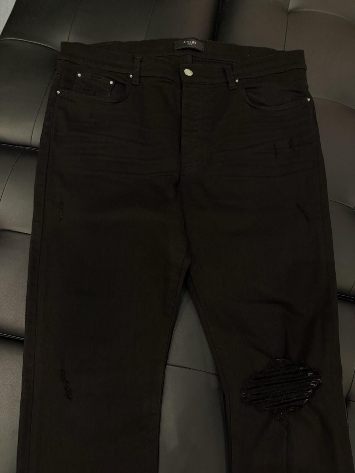 Amiri Size 38 - Amiri Black Jeans 100% Authentic Size US 38 / EU 54 - 7 Thumbnail
