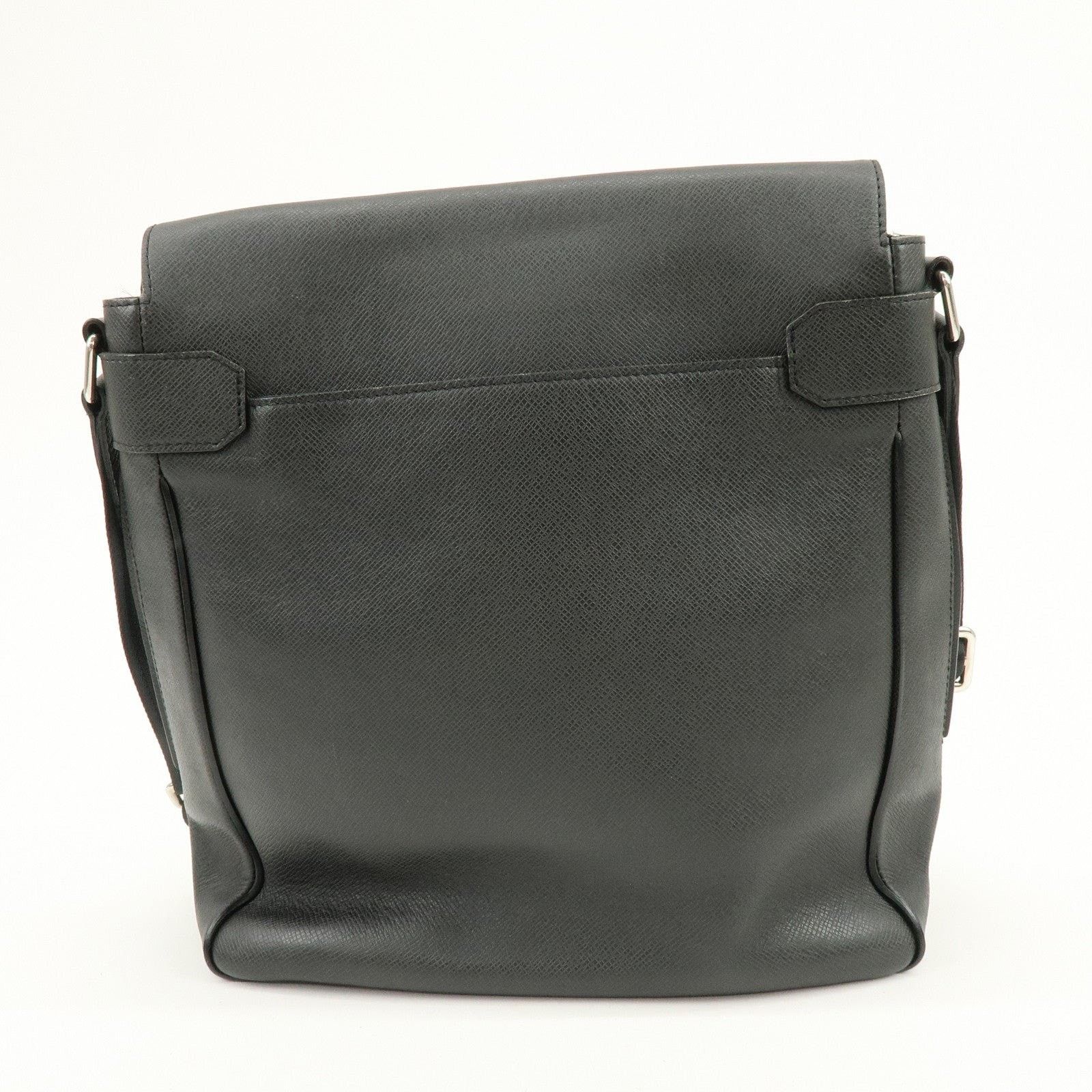Louis Vuitton Louis Vuitton Taiga Leather Romain Messenger Bag Black Size ONE SIZE - 2 Thumbnail