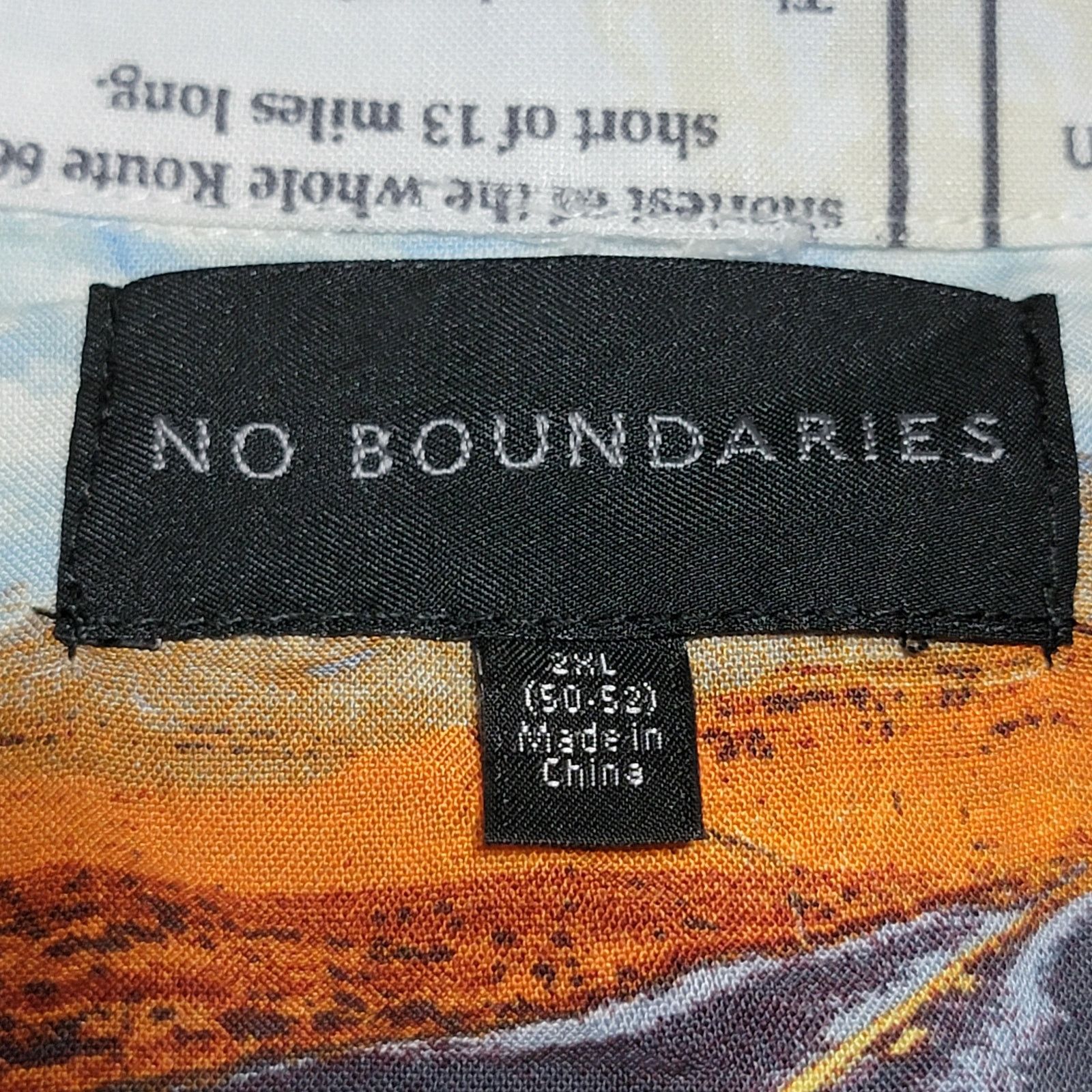 Other No Boundaries Shirt "Palm Springs Ca Newspaper" - 2XL NWT Size US XXL / EU 58 / 5 - 4 Thumbnail