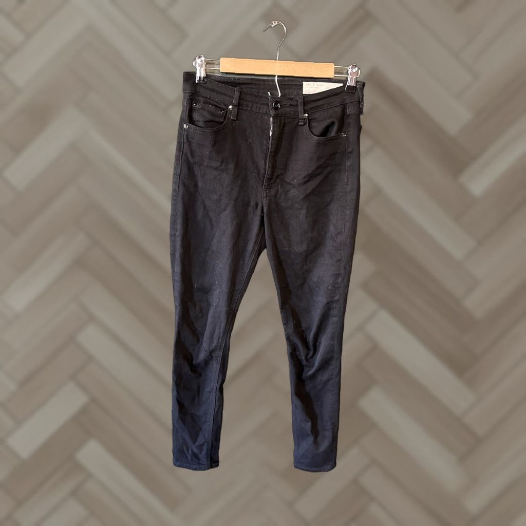 Rag & Bone rag & bone Womens Black Pants Nina High Rise Skinny Ankle Size 28 Size 28" / US 6 / IT 42 - 1 Thumbnail