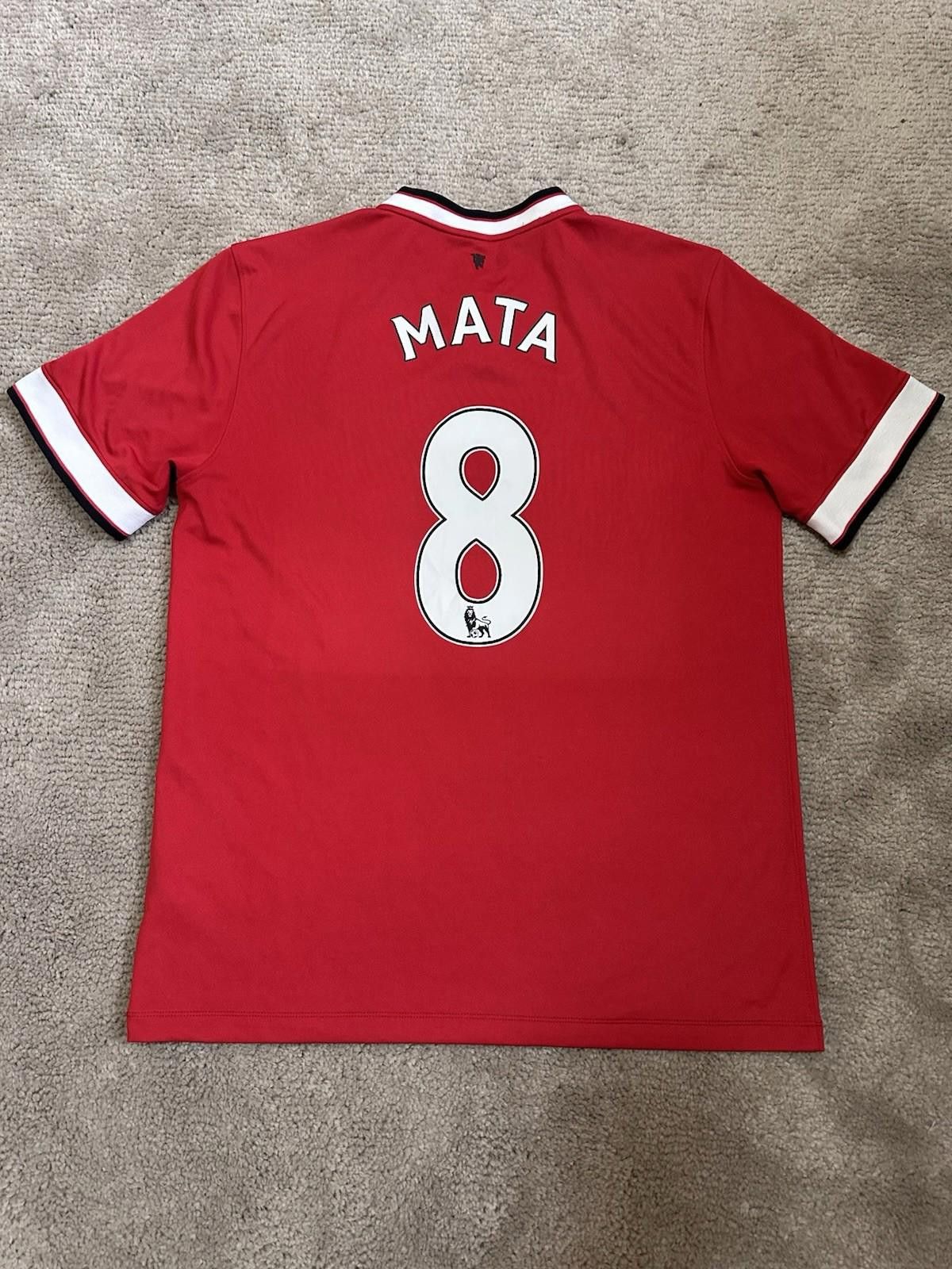 Adidas 2017 Manchester United Football Shirt Soccer Jersey Mata #8 Size US L / EU 52-54 / 3 - 8 Thumbnail