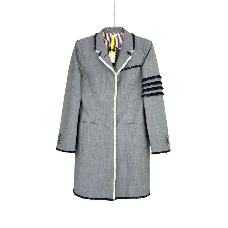 Thom Browne Thom Browne Turn up the suit jacket Size 38S - 1 Thumbnail