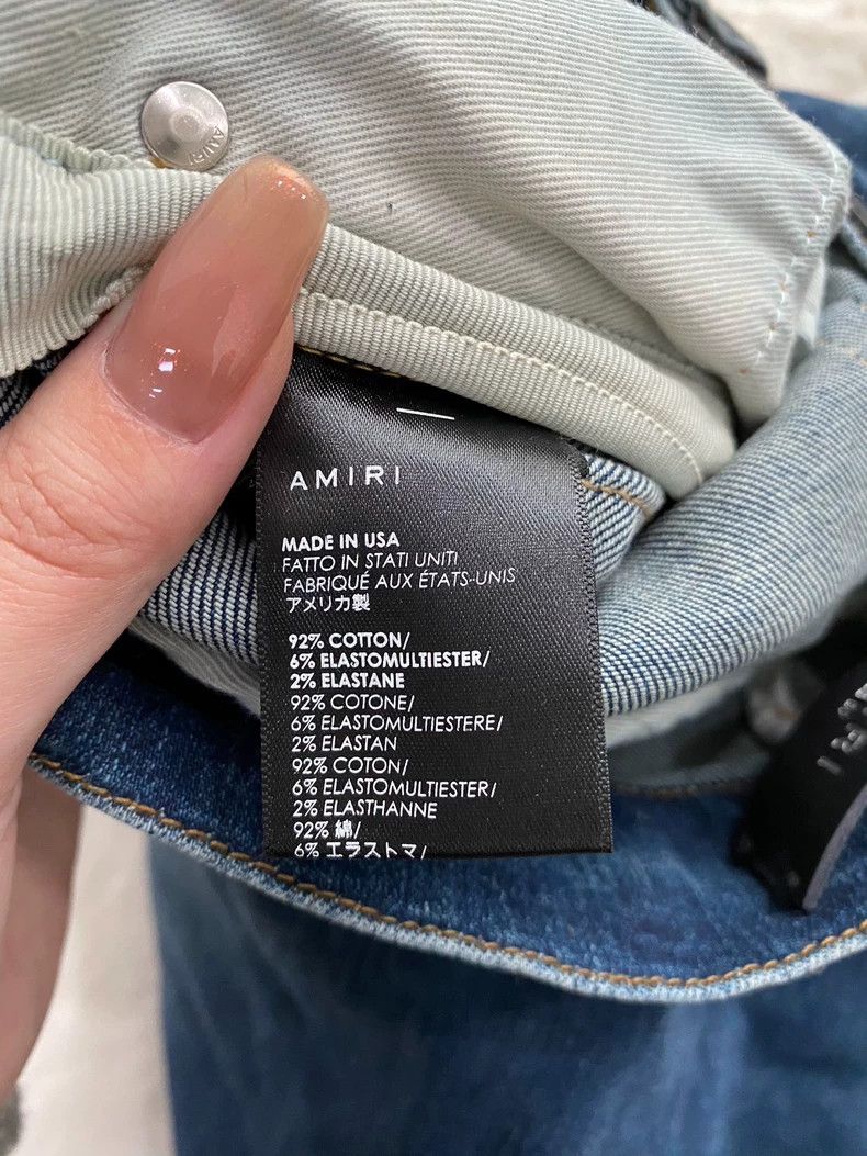 Amiri Amiri Washed blue mx2 jeans 2501-Nextarrow Size US 29 - 4 Thumbnail