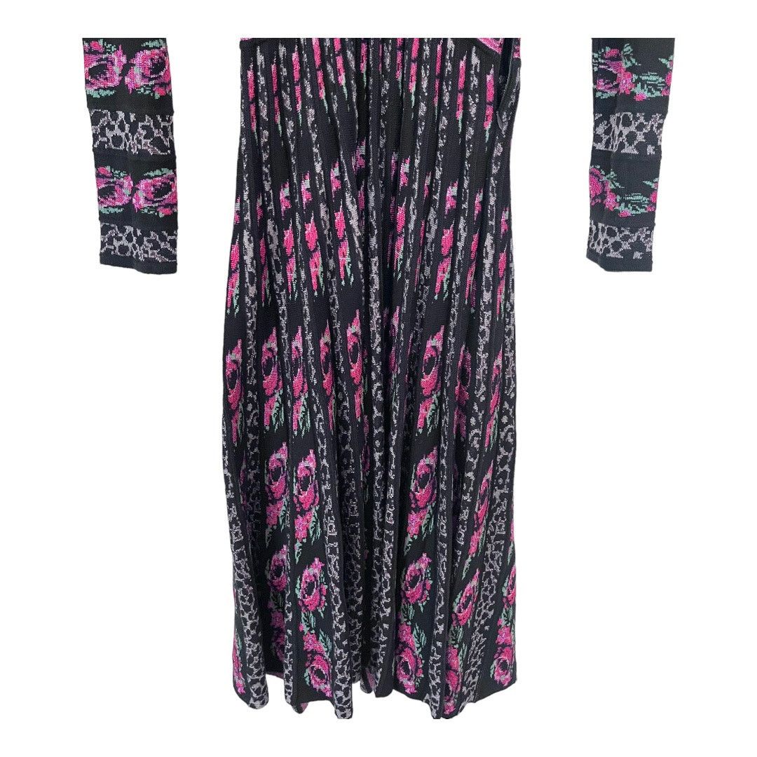 Anthropologie Anthropologie Cecilia Prado Emi Midi Floral Sweater Dress XS Size XS / US 0-2 / IT 36-38 - 7 Thumbnail