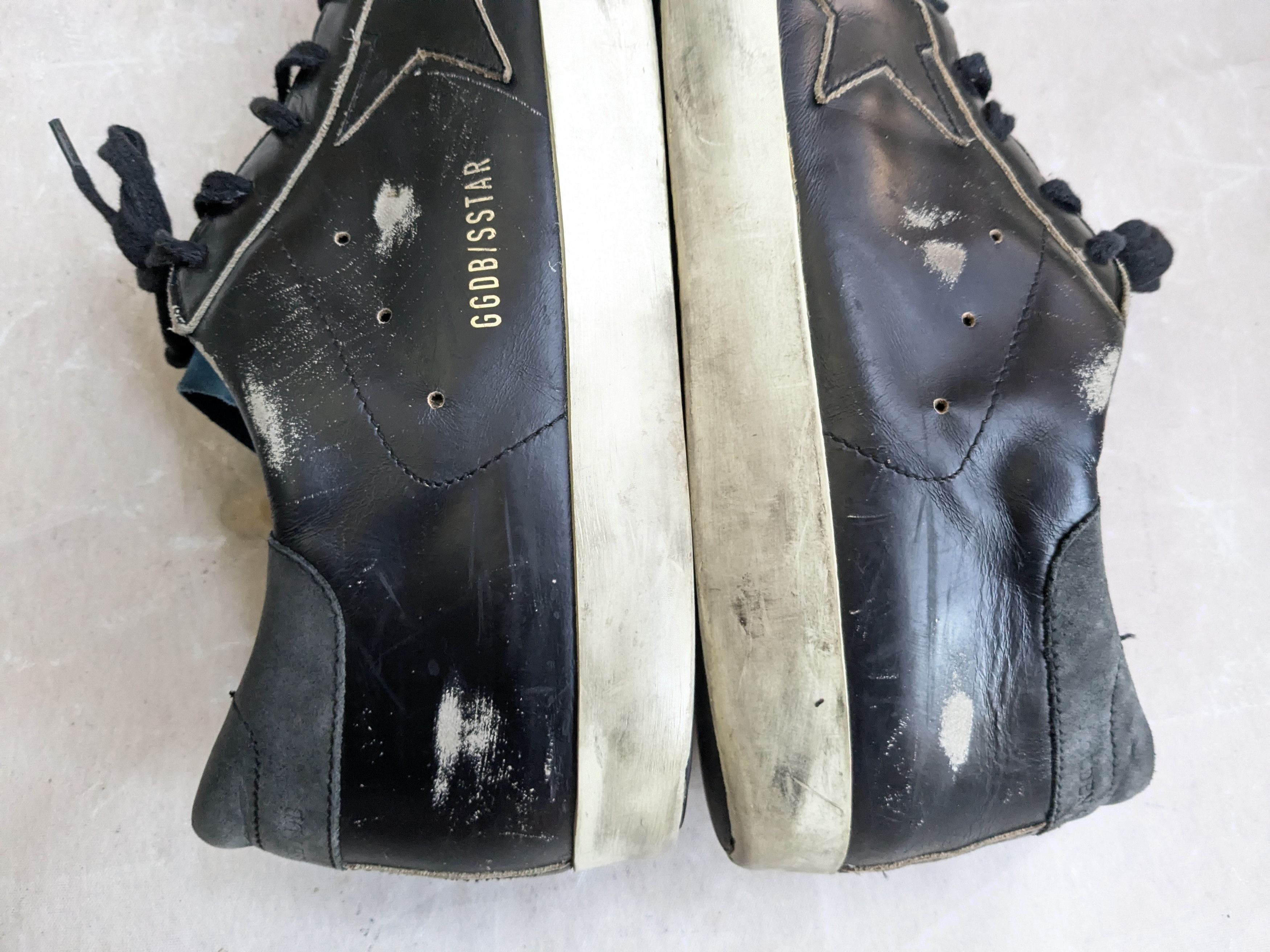 Golden Goose Golden Goose Superstar 12 45 Black Blue Low Tops Size US 12 / EU 45 - 9 Thumbnail