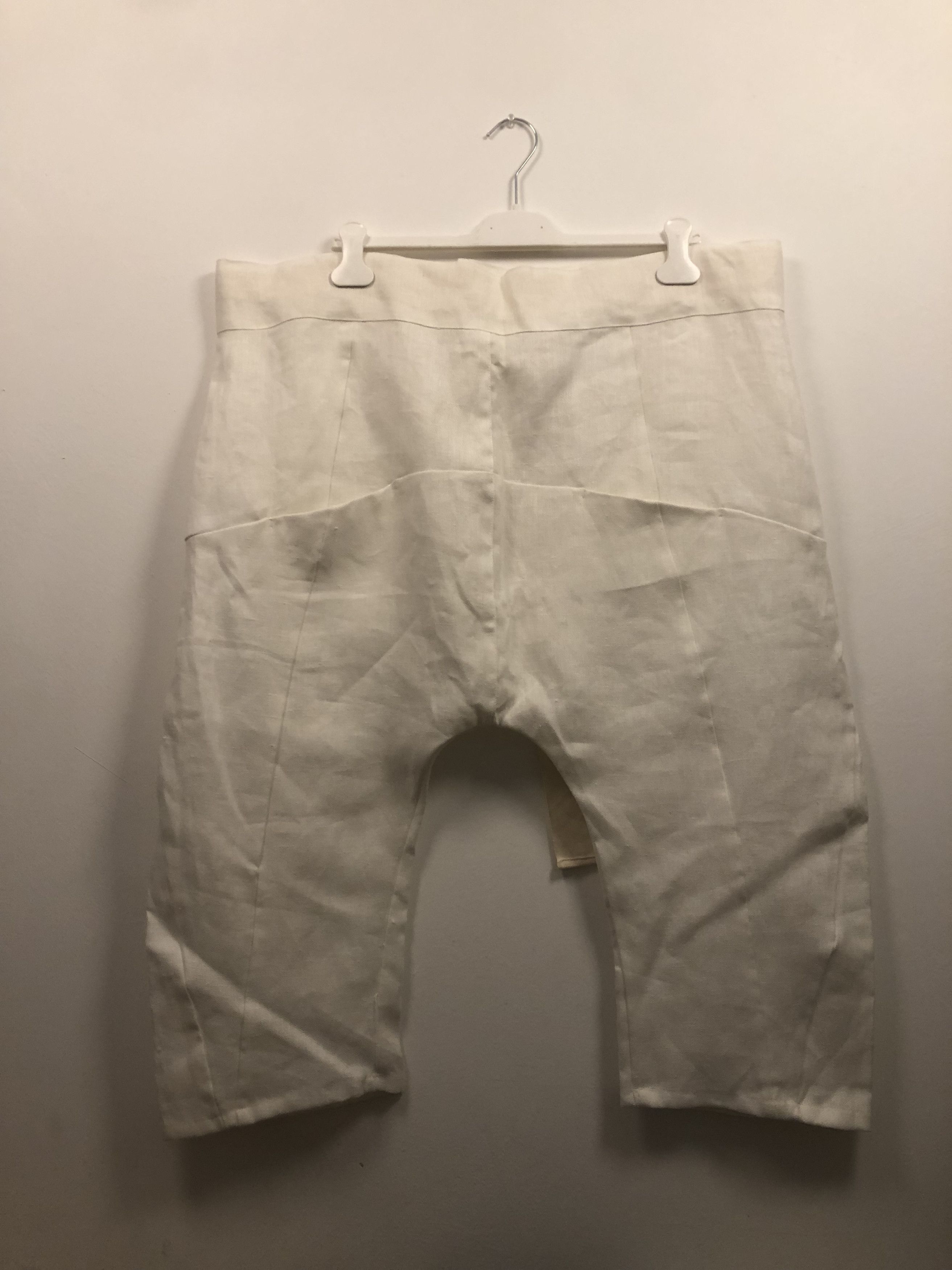 Mavranyma MAVRANYMA - Heavy linen cropped pants Size US 32 / EU 48 - 5 Thumbnail