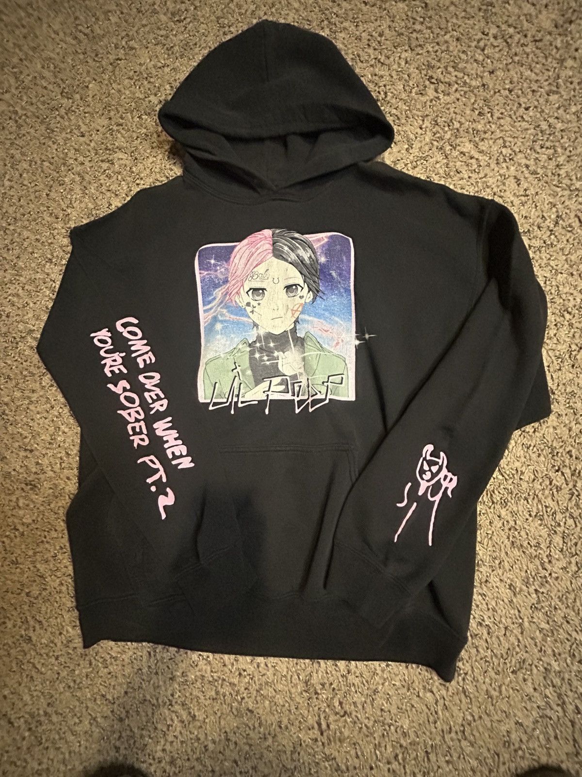 Lil Peep COWYS Pt.2 Hoodie Medium Size US M / EU 48-50 / 2 - 1 Thumbnail