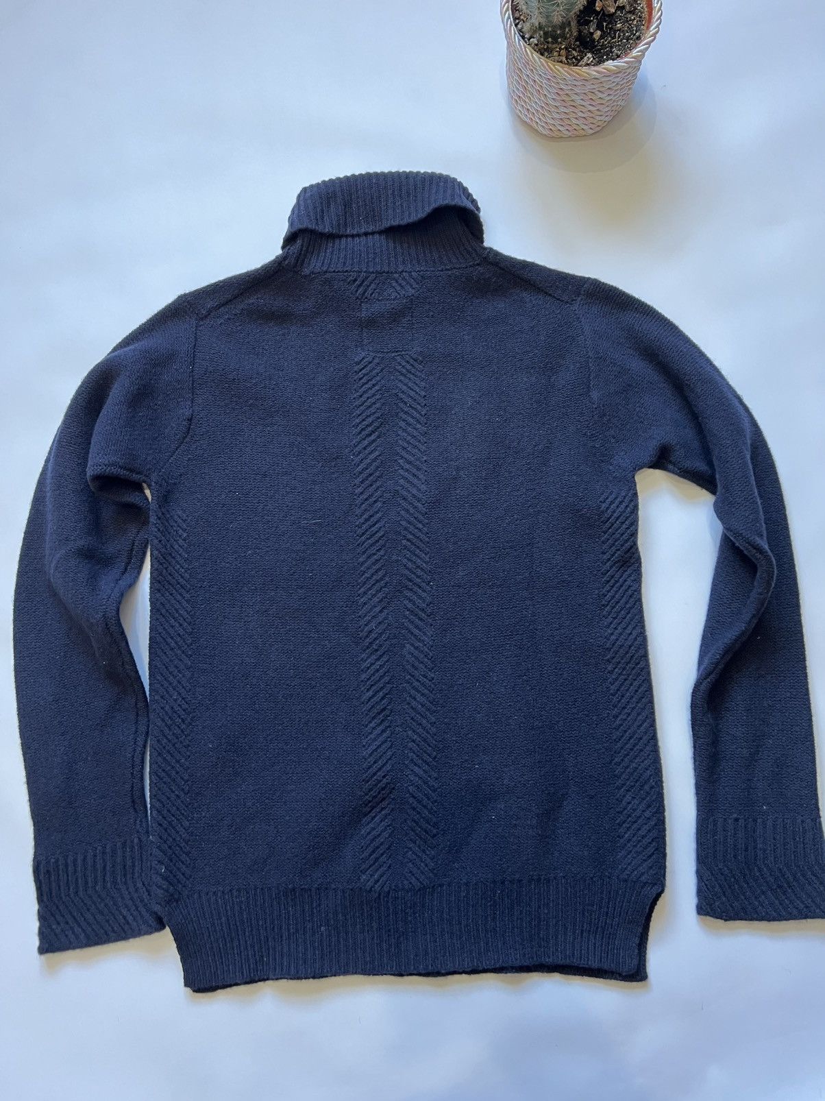 Allsaints Allsaints Blue Turtle Sweater Wool Small Size US S / EU 44-46 / 1 - 6 Thumbnail