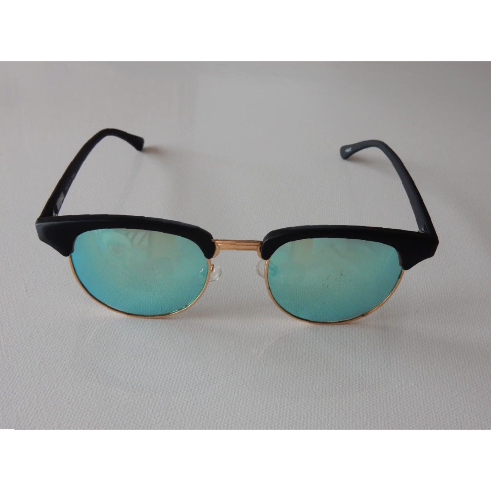 J.Crew J.CREW Sunglasses H9007 Unisex Adults Black Frame Green Lens Size ONE SIZE - 2 Thumbnail