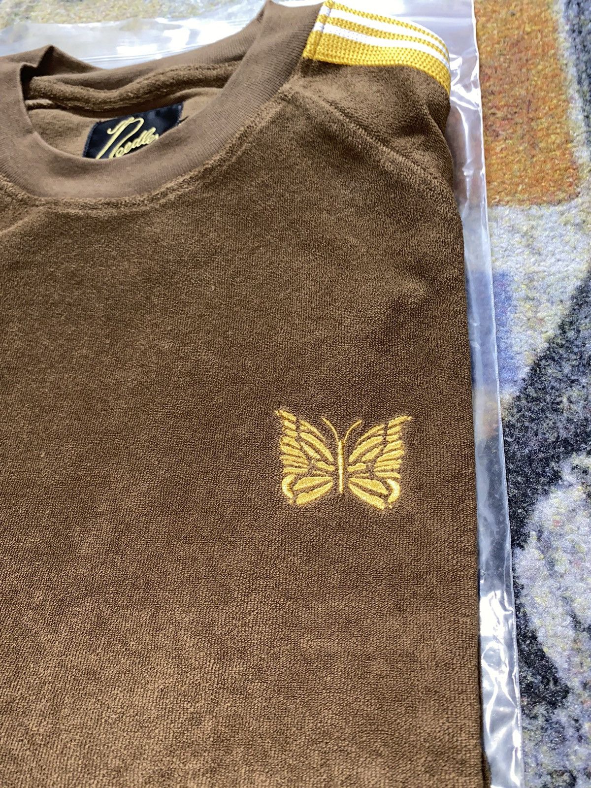 Japanese Brand × Needles × Palace Palace x Needles Towelling T-Shirt Brown Size US M / EU 48-50 / 2 - 2 Thumbnail