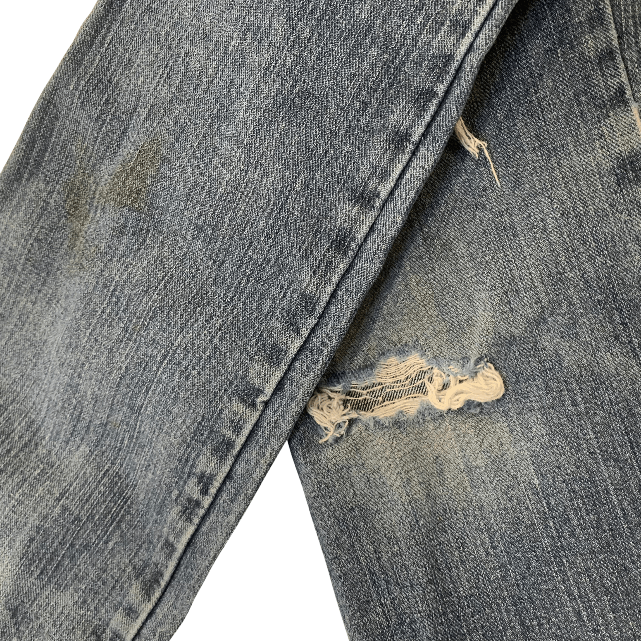 Wrangler Distressed Relaxed Straight Leg Jeans | 22" | Wrangler Retro Size 22" - 7 Thumbnail