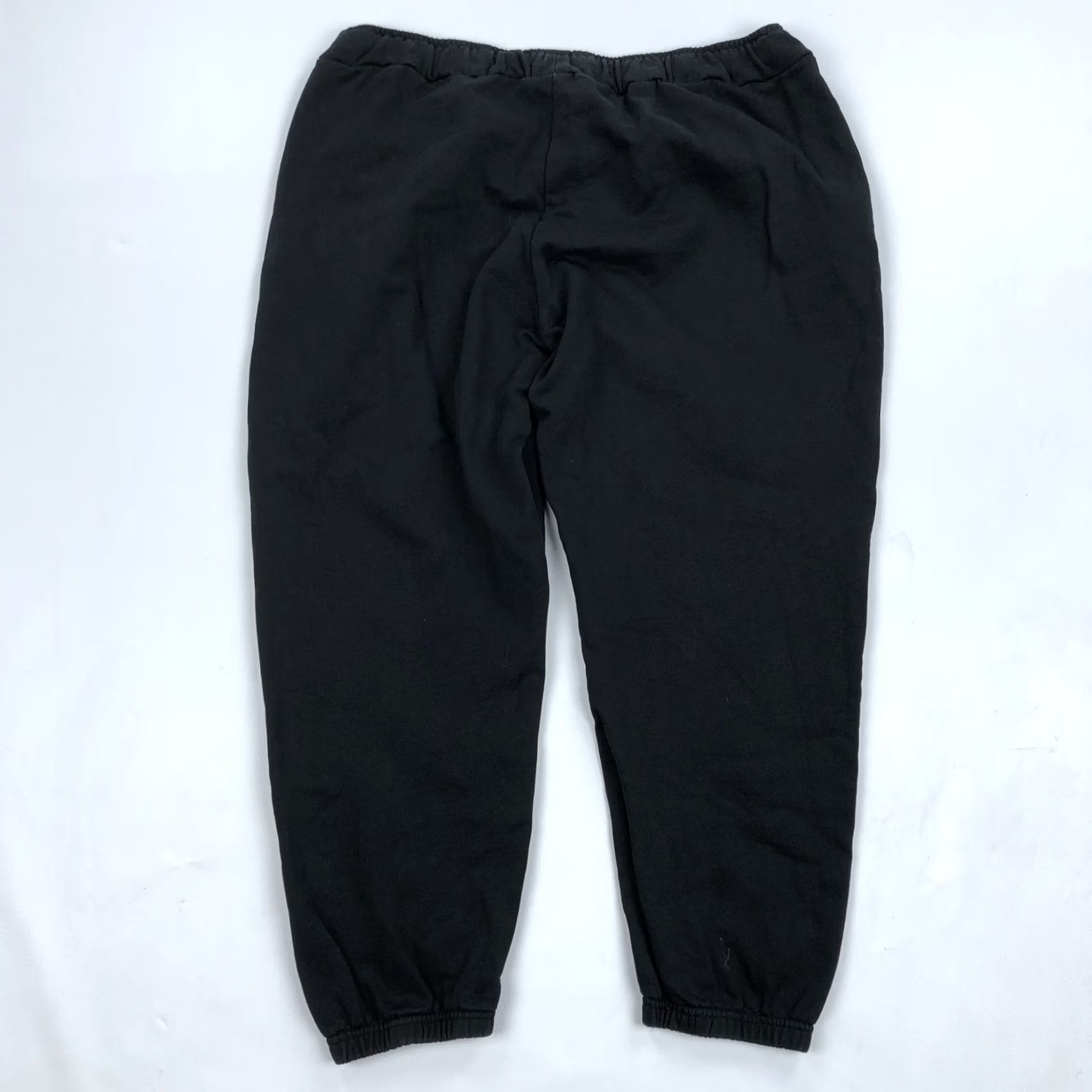Vintage Pact Mens XL Black Organic Cotton Fleece Jogger Sweatpants Activewear Pants Size US 36 / EU 52 - 2 Thumbnail