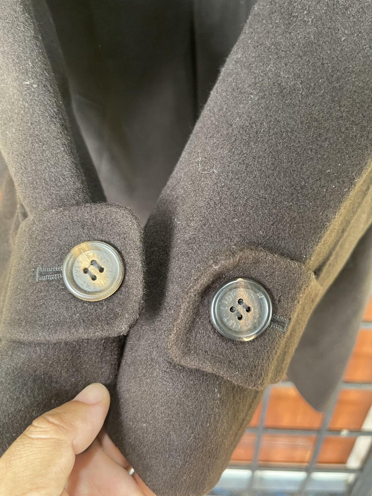 Yves Saint Laurent Vintage’s Ysl yves saint laurent wool long coat Size US L / EU 52-54 / 3 - 7 Thumbnail