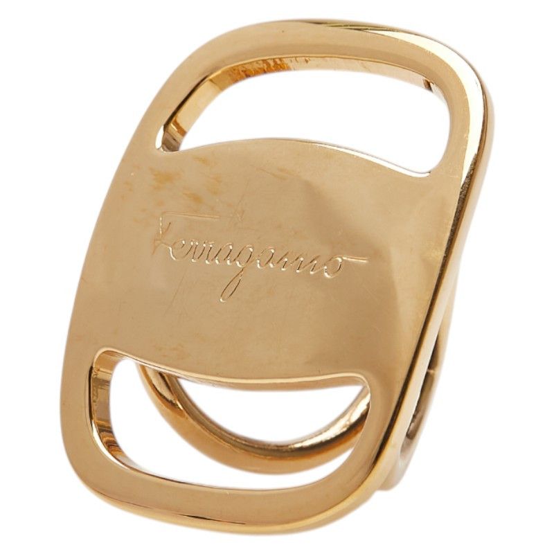 Salvatore Ferragamo Salvatore Ferragamo Salvatore Ferragamo Vara Scarf Ring Accessory Metal Other Size ONE SIZE - 1 Thumbnail