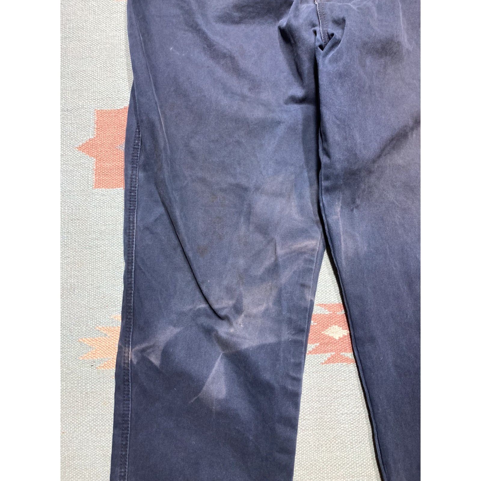 Akademiks VINTAGE Akademiks Jeans Baggy Wide-Leg Grunge Distressed Faded 44x29 Mens Jeans Wide-Leg Grunge 90s Skater Blue Size US 44 / EU 60 - 7 Thumbnail