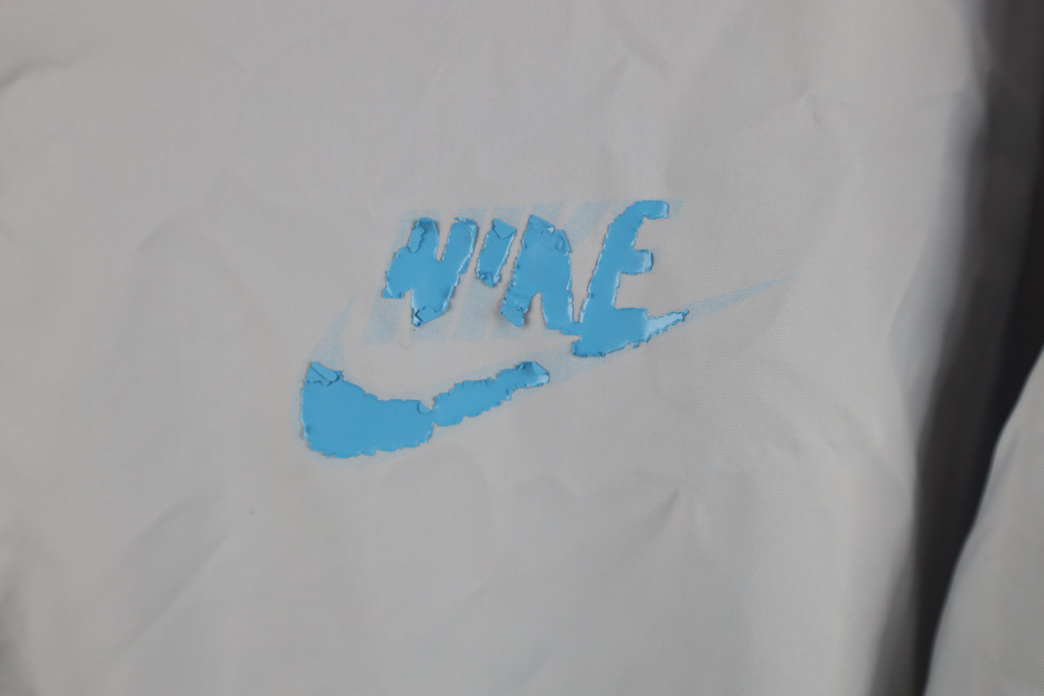 Nike Vintage 70s Nike Spell Out Packable Windbreaker Jacket USA Size US XL / EU 56 / 4 - 4 Thumbnail