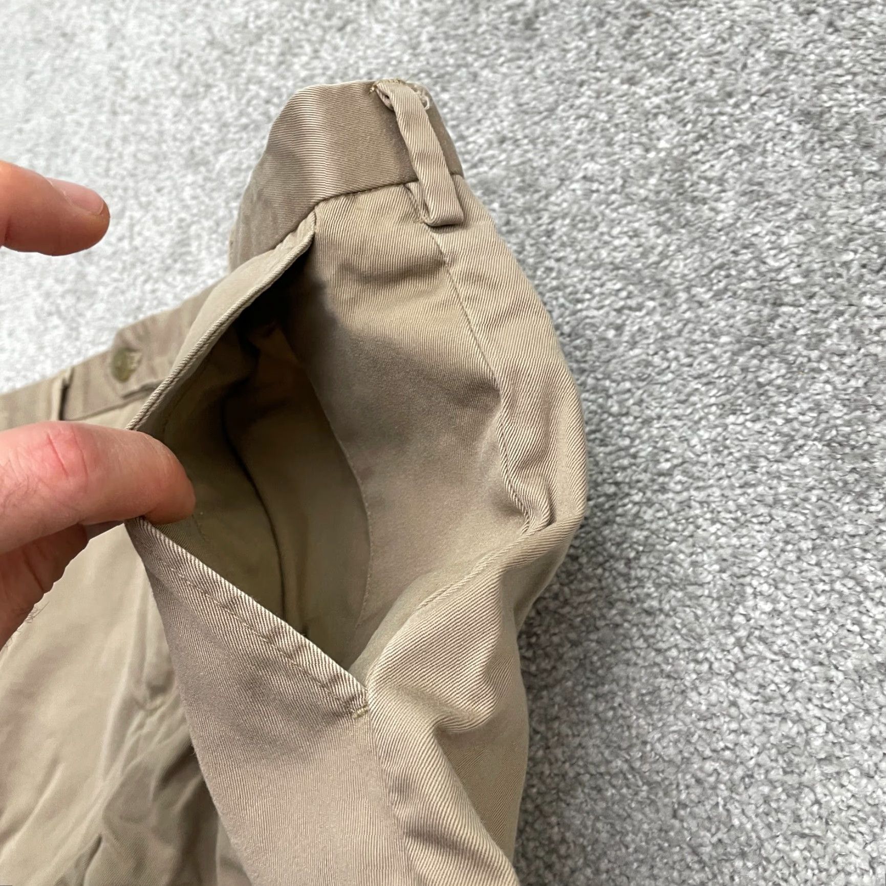 Jos. A. Bank Jos. A. Bank Pants Mens 35Wx32L Brown Tailored Fit Khakis Straight Leg Size US 35 - 4 Thumbnail