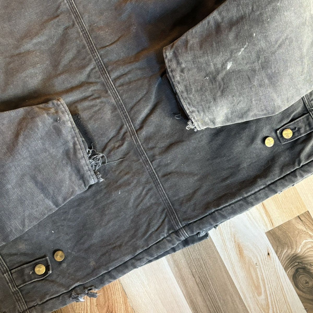 Carhartt Crazy Vintage Faded 90s Carhartt Arctic Jacket Size US L / EU 52-54 / 3 - 10 Thumbnail