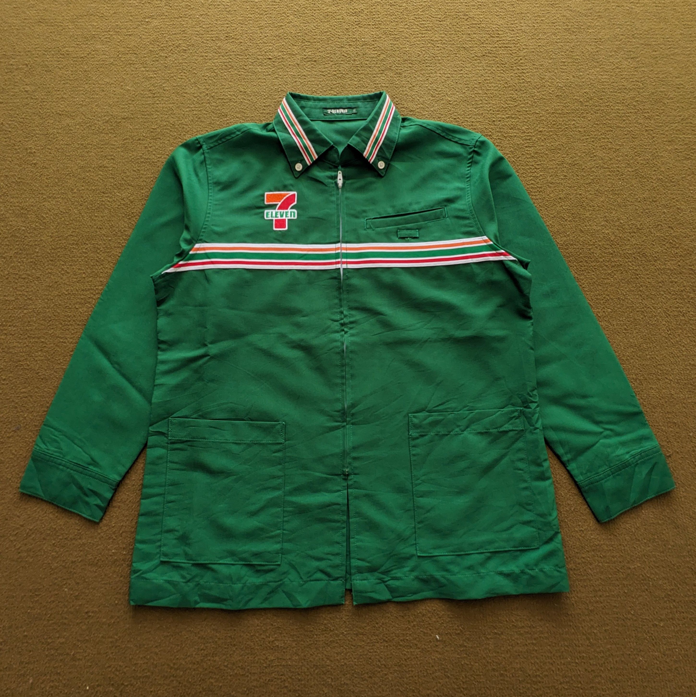 Vintage Vintage 7 ELEVEN Uniform Workers Jacket Size US S / EU 44-46 / 1 - 3 Thumbnail
