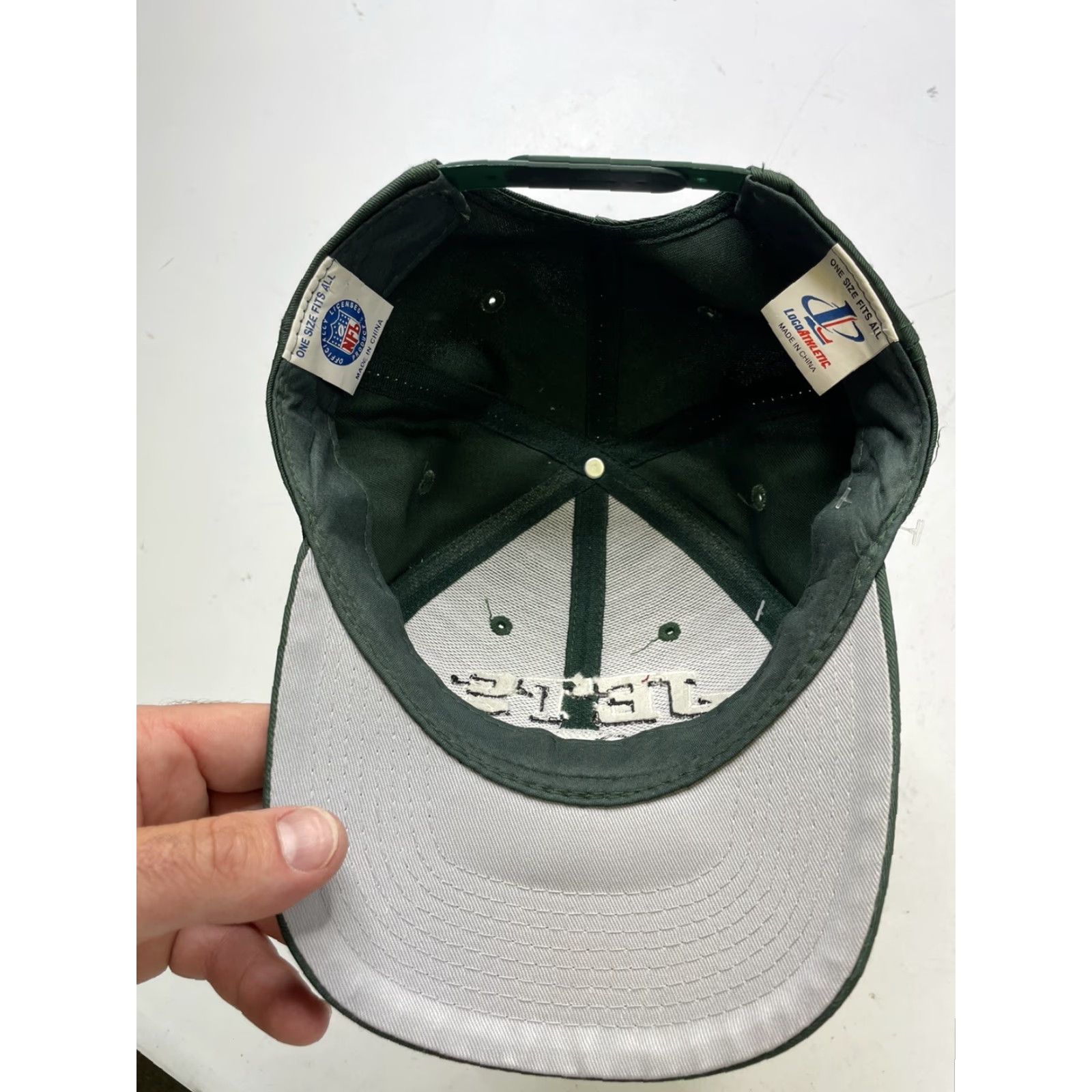 Logo Athletic VINTAGE New York Jets NFL Baseball Hat Cap Snapback Embroidered Logo Athletic Size ONE SIZE - 4 Thumbnail