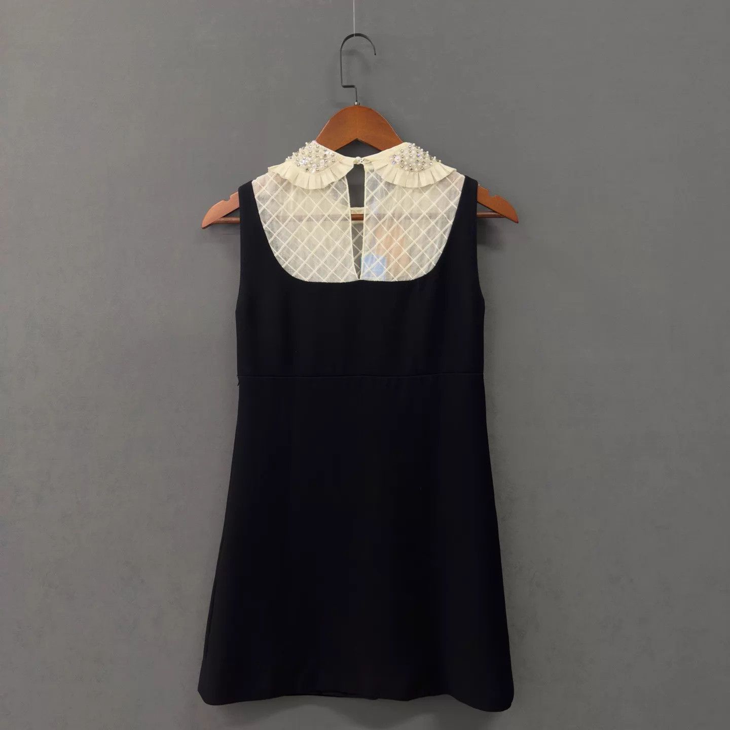 Miu Miu MIU MIU Sequin Strap Color Block Dress Size 40 Size S / US 4 / IT 40 - 4 Thumbnail