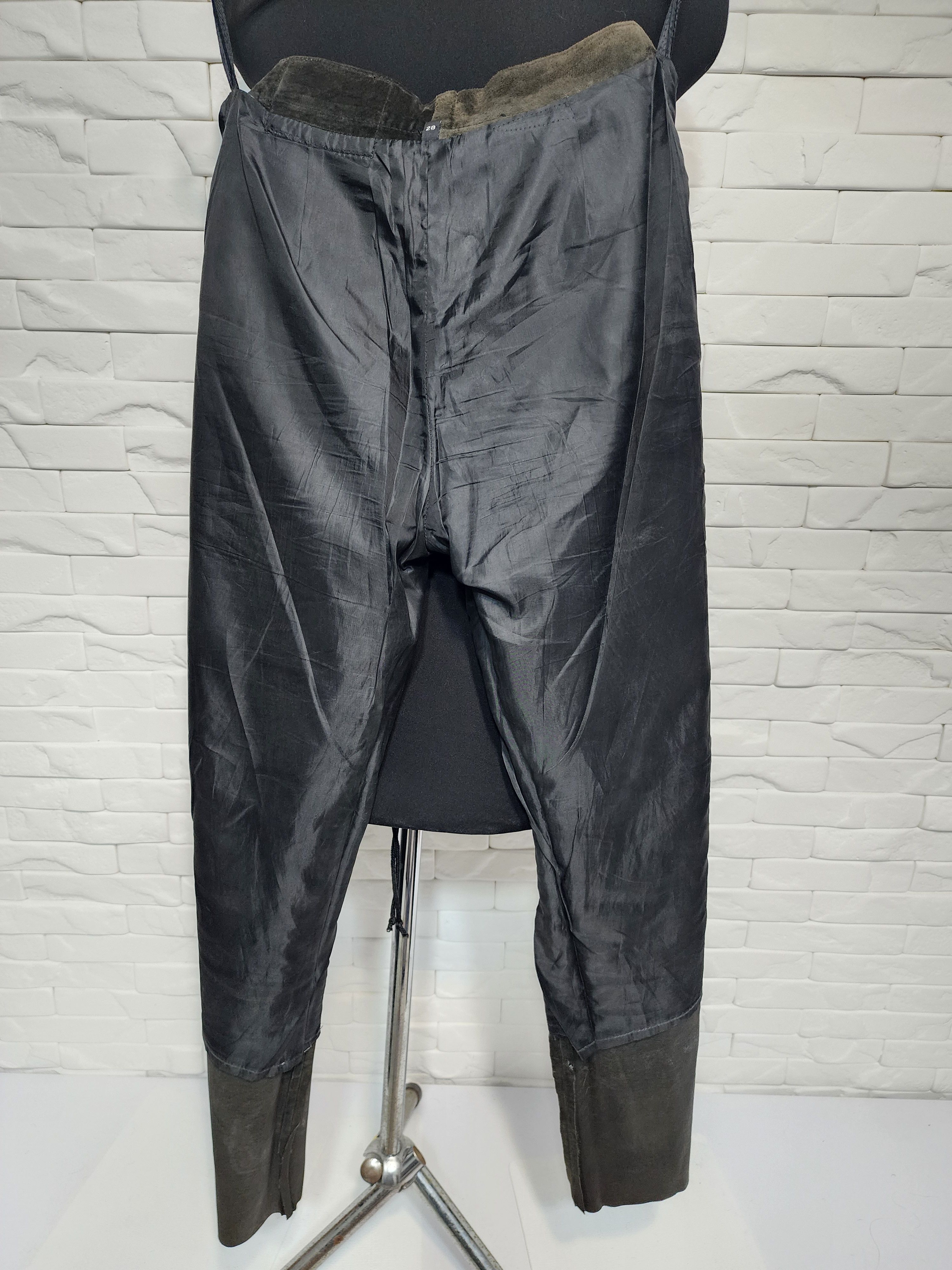 Genuine Leather Men's brown leather pants. Size US 26 / EU 42 - 10 Thumbnail