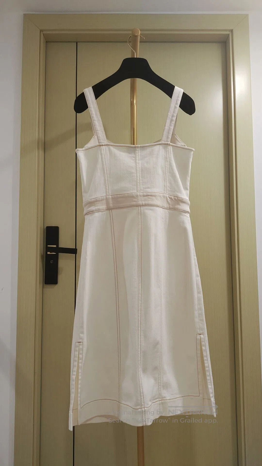 Chanel Chanel White Denim Overall Dress for Women. Size S / US 4 / IT 40 - 2 Thumbnail