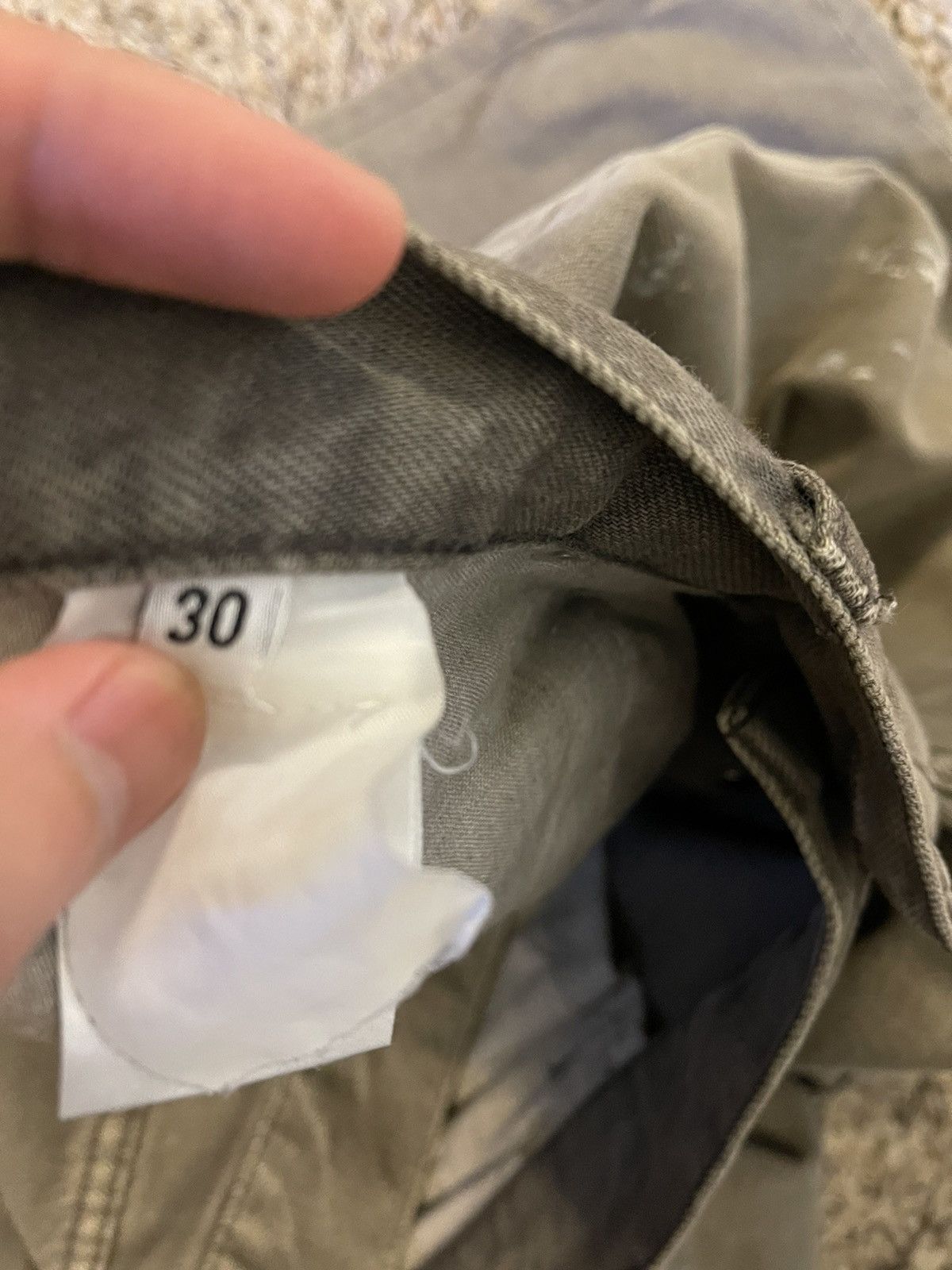 Helmut Lang Helmut Lang SS00 Grey Painter Denim Size US 30 / EU 46 - 5 Thumbnail