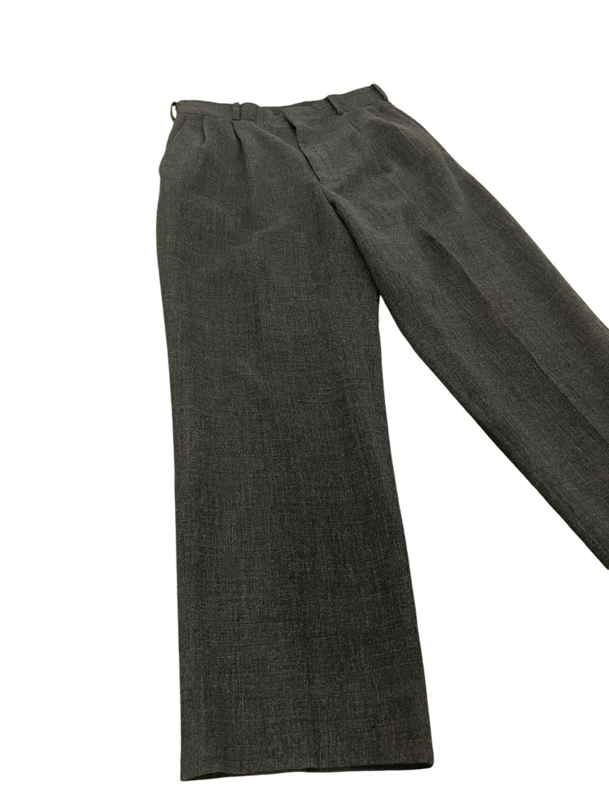Issey Miyake Wide Baggy Wool Trouser Vtg IM Miyake Design Studio 8🟦9 Size US 31 - 3 Thumbnail