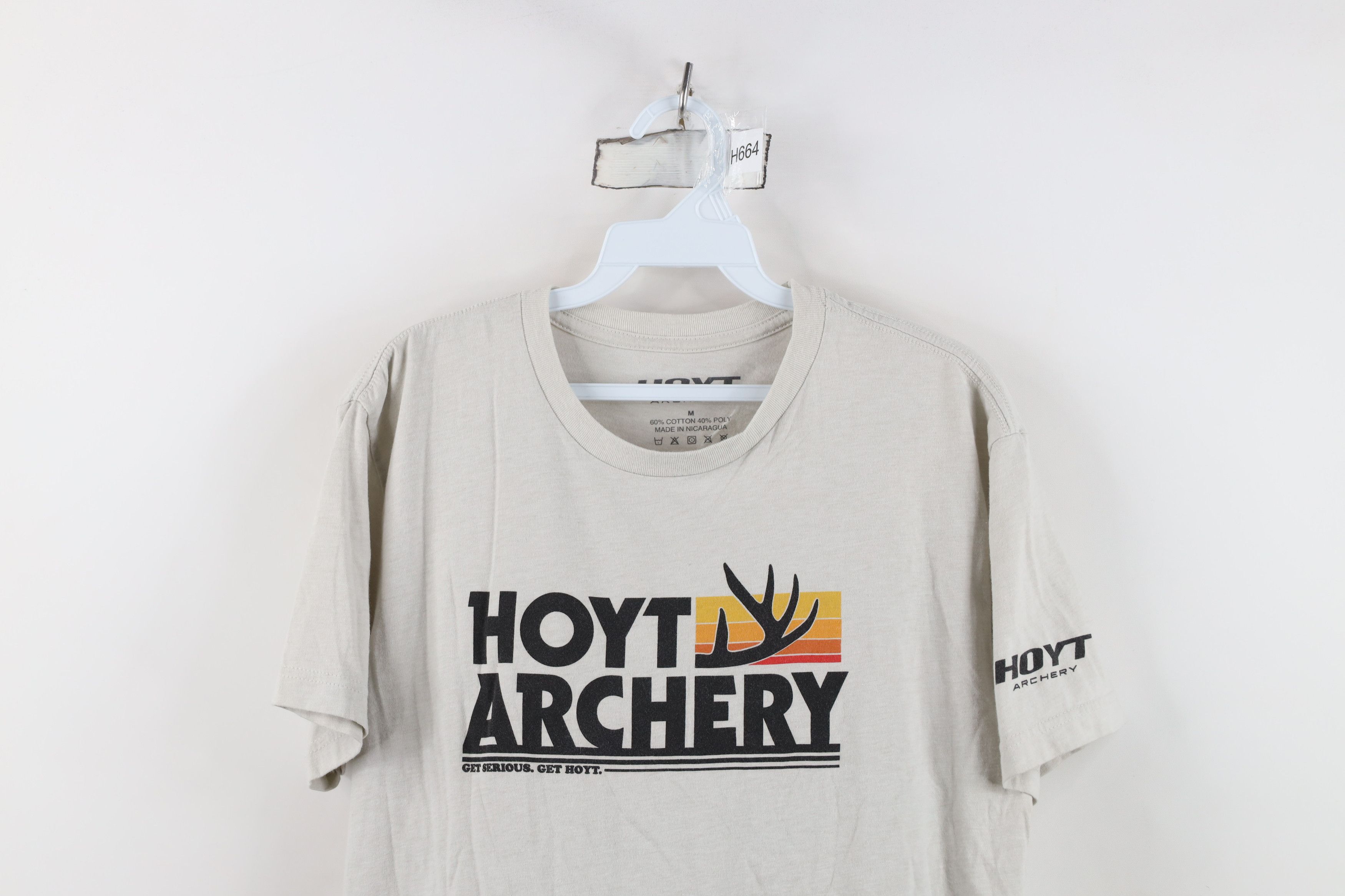 Vintage Hoyt Archery Spell Out Short Sleeve Hunting T-Shirt Gray Size US M / EU 48-50 / 2 - 2 Thumbnail