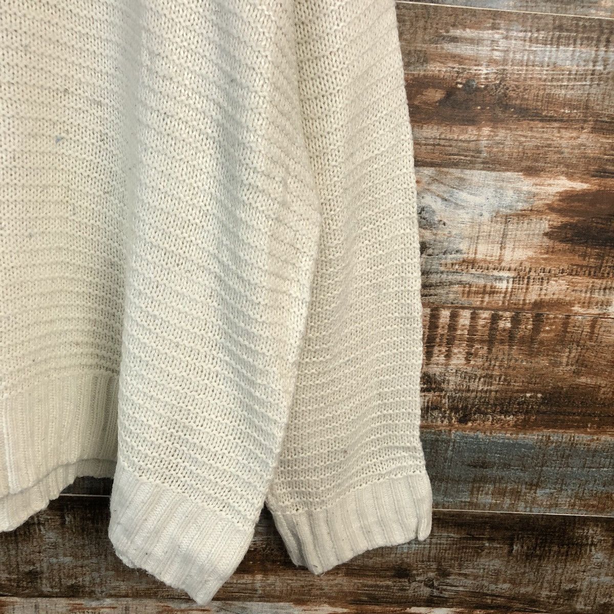 GU × Homespun Knitwear GU vintage white Knitwear #A1831 Size US L / EU 52-54 / 3 - 8 Thumbnail