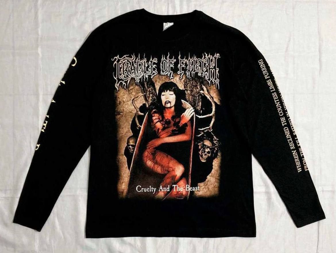 Band Tees × Rock T Shirt × Vintage Cradle of Filth Cruelty and the 