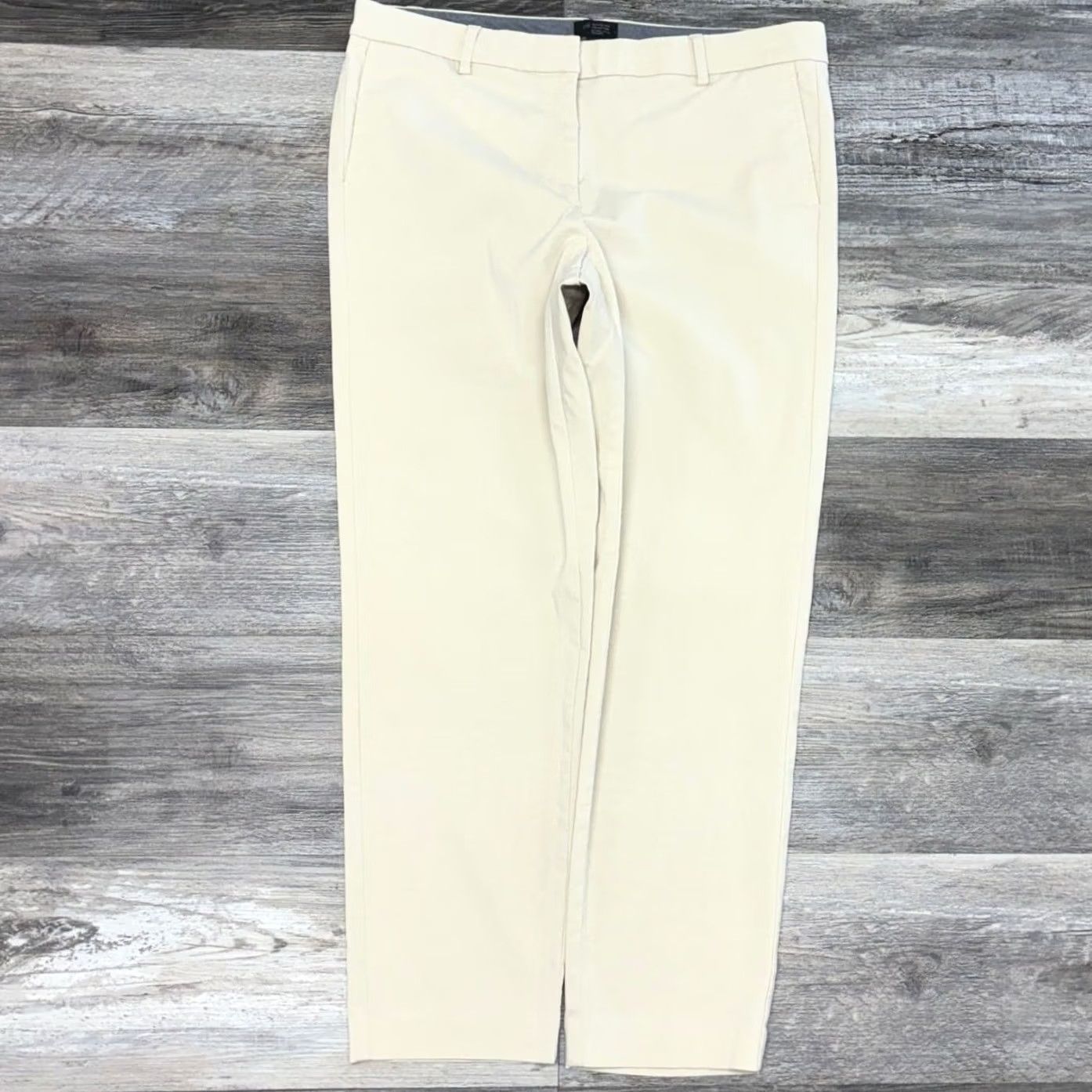 J. Jill VINTAGE J.Jill Wearever Collection Cream Womens 14 Refined Twill Woven Trousers Pants Dress Pants Womens 14 Cream Refined Twill Travel Pants Mens? Size 36" / US 14 / IT 50 - 2 Thumbnail