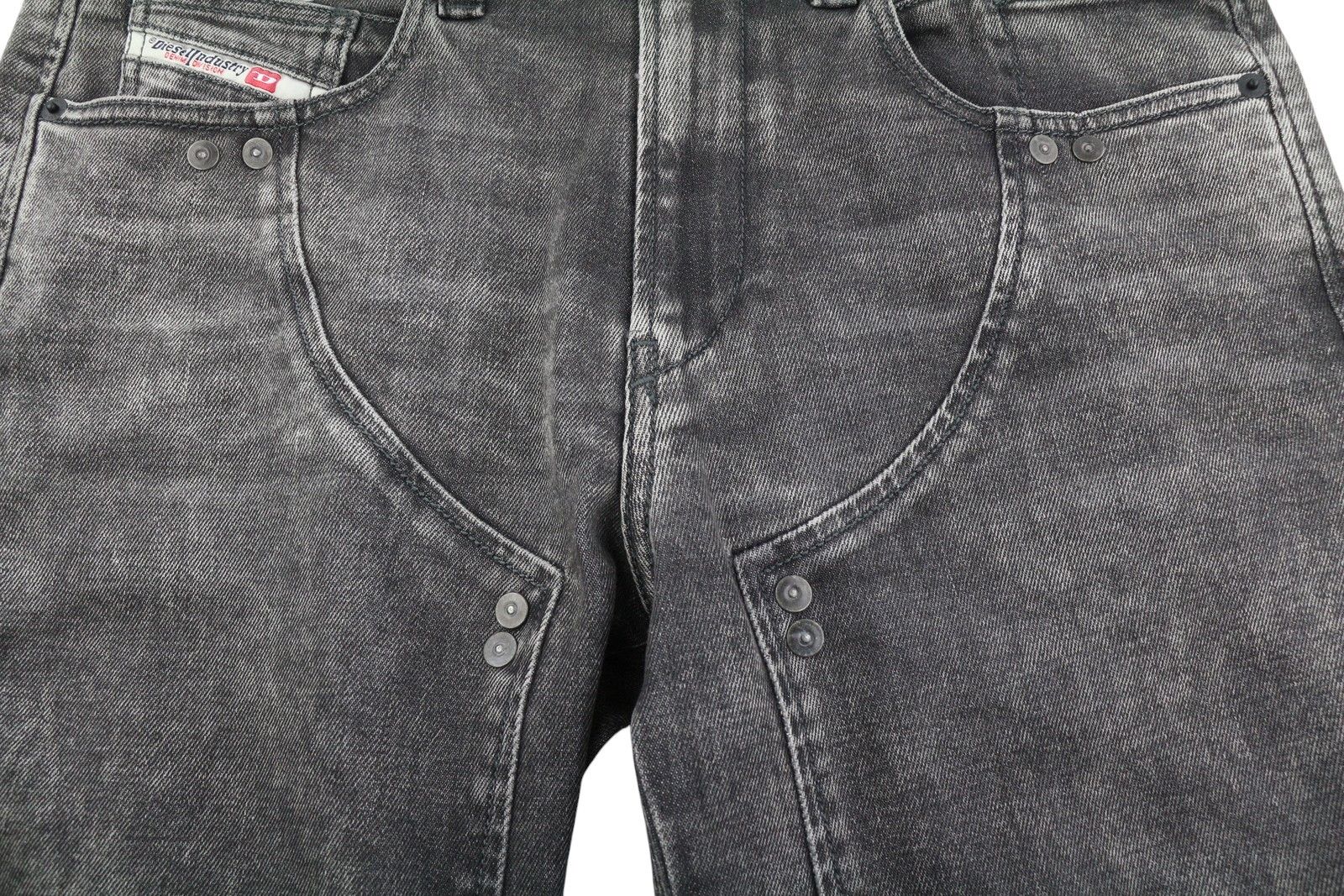 Diesel D-DEAN 009LI W32/L32 Black Faded Slim Stretch Jeans 86756 Size US 32 / EU 48 - 12 Thumbnail