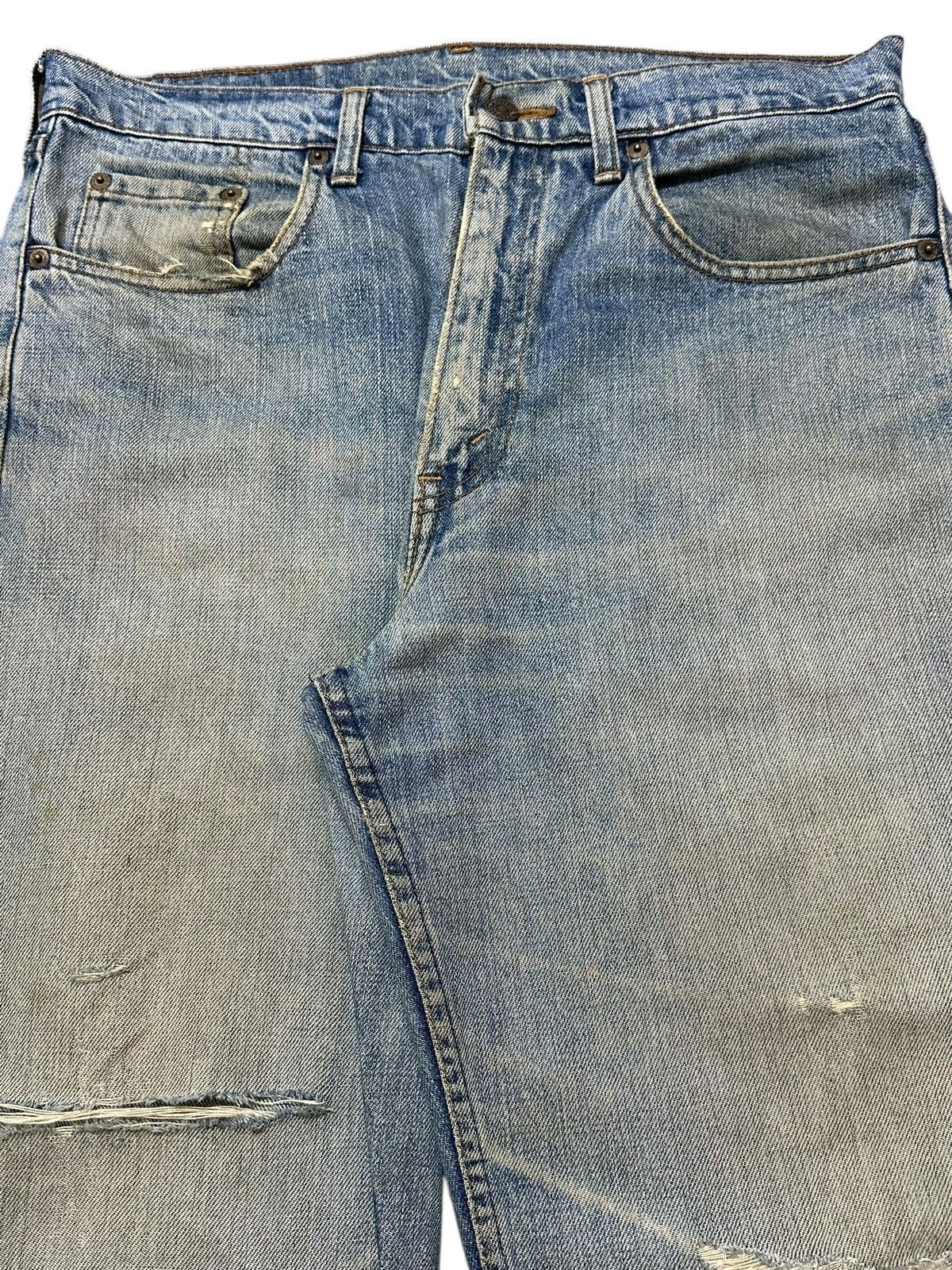 Levi's Vintage 90s Levis 509 Mud Wash Faded Distressed Baggy Jeans Size US 32 / EU 48 - 4 Thumbnail