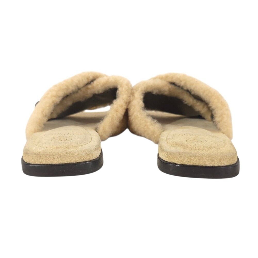 Brunello Cucinelli Brunello Cucinelli Monili Shearling Slide Sandals US 5 EU 35 Size US 5 / IT 35 - 6 Thumbnail
