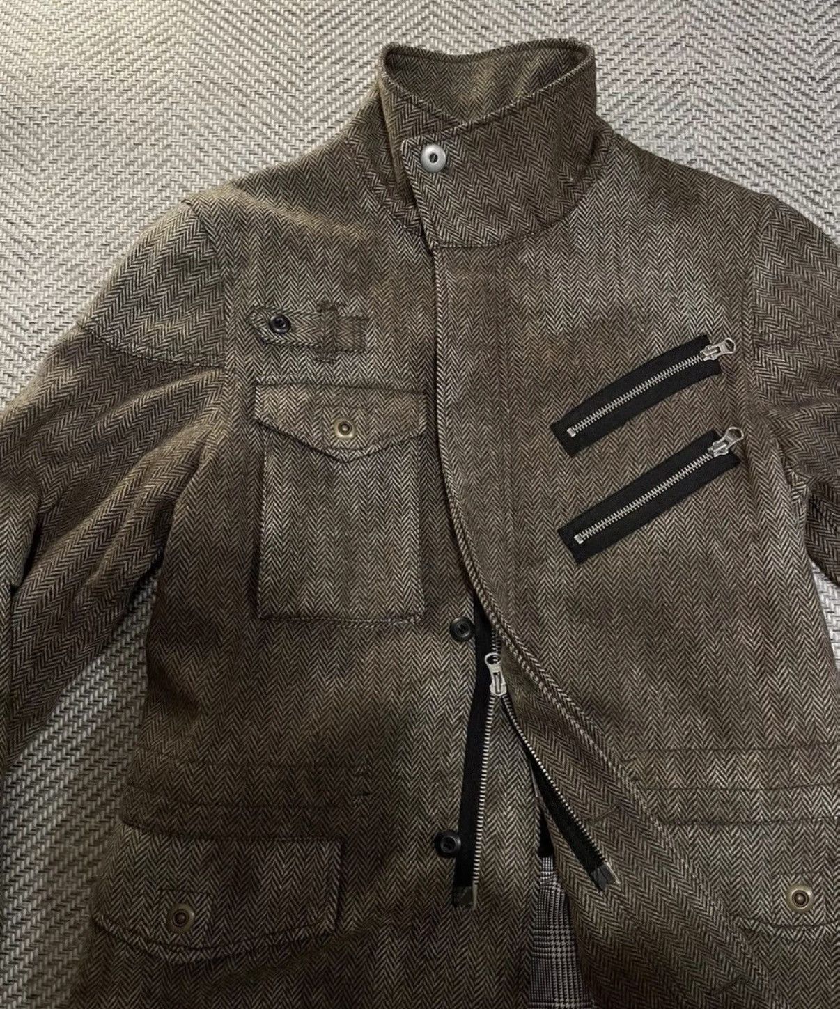 PPFM PPFM Herringbone Work Jacket K24 Size US M / EU 48-50 / 2 - 8 Thumbnail