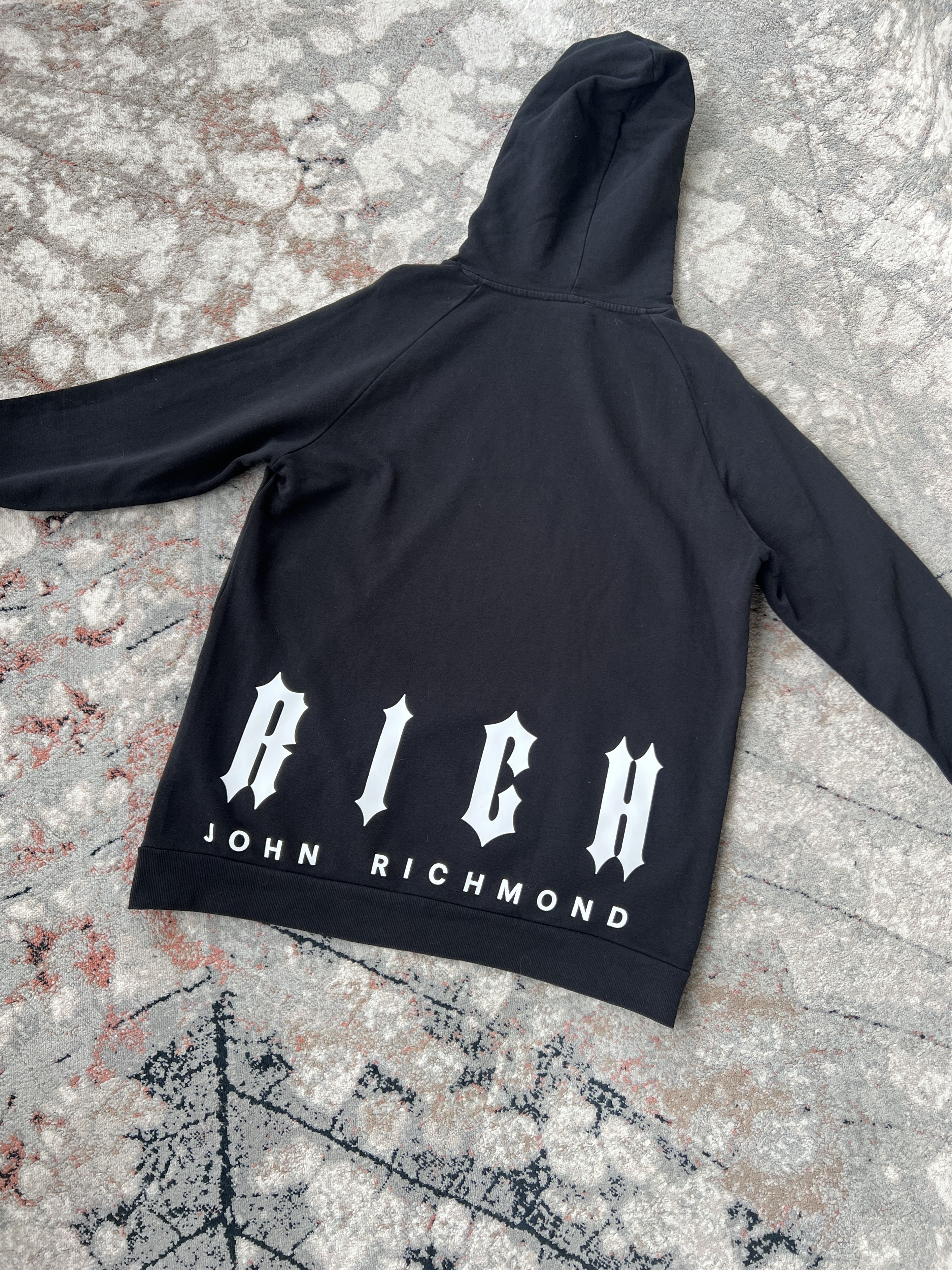John Richmond John Richmond Love You Till Tuesday Hoodie Size US XL / EU 56 / 4 - 7 Thumbnail