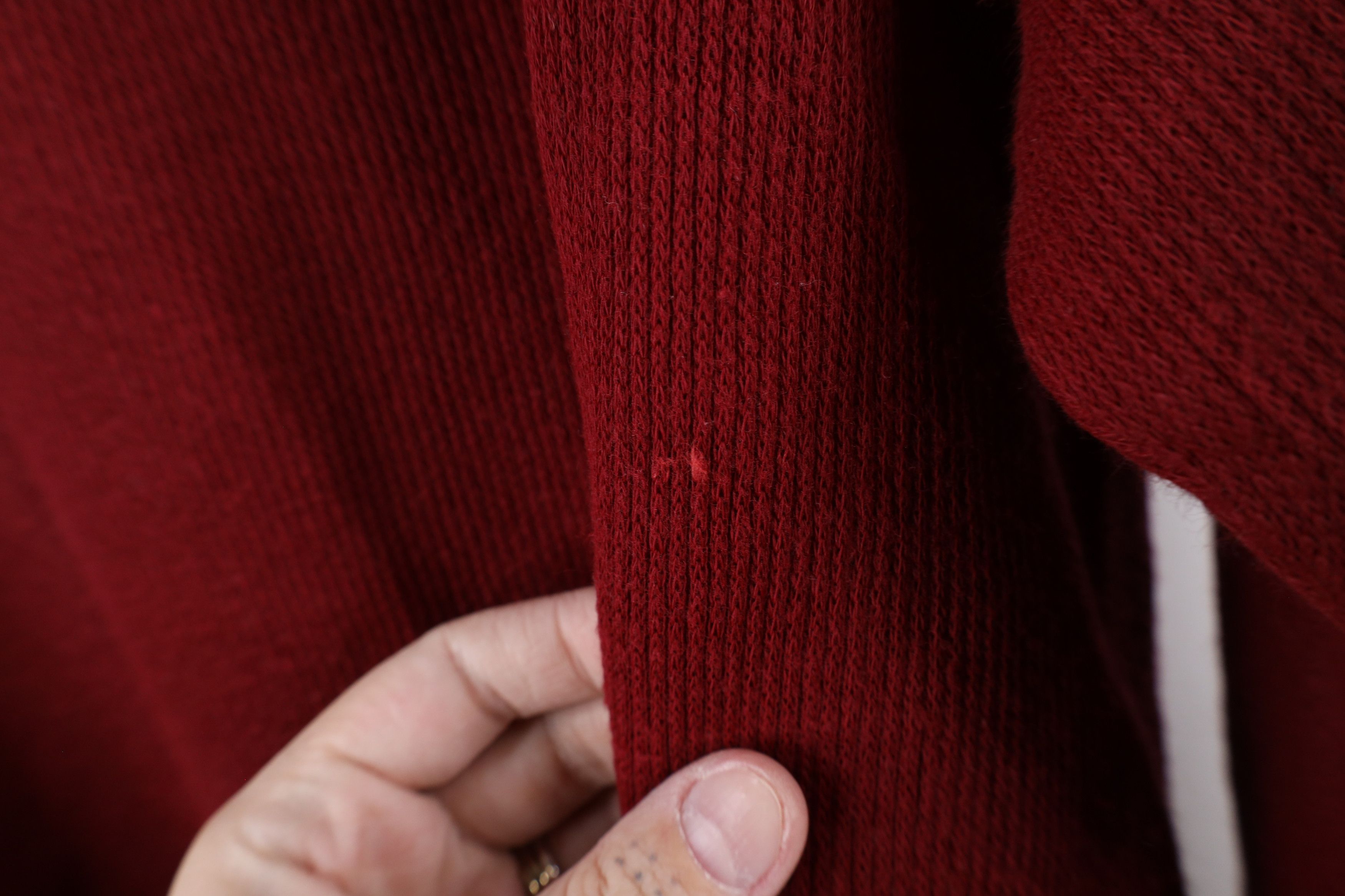 Vintage Vintage 60s 70s Streetwear Blank Ribbed Knit Sweatshirt USA Size XL / US 12-14 / IT 48-50 - 8 Thumbnail