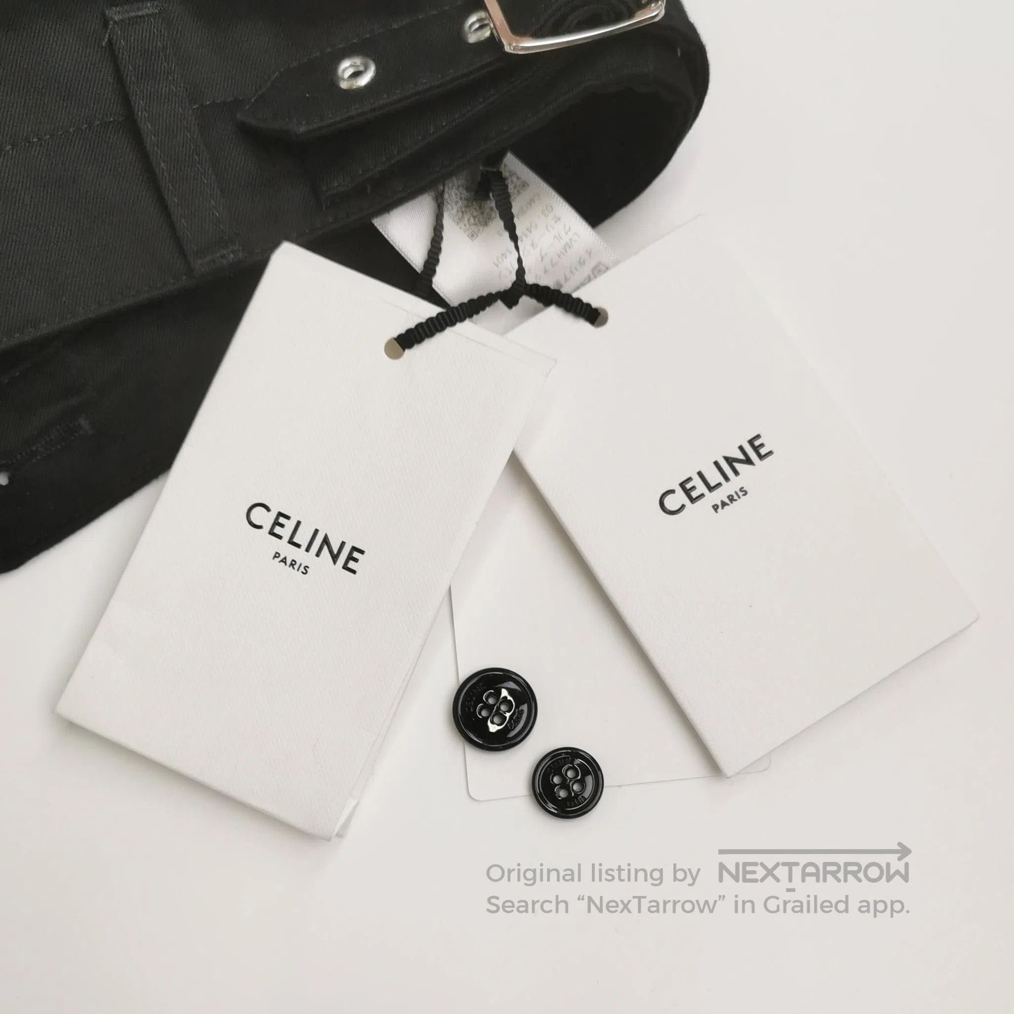 Celine Celine Cotton Letter Logo Shorts XS. Size US 44 / EU 60 - 1 Thumbnail
